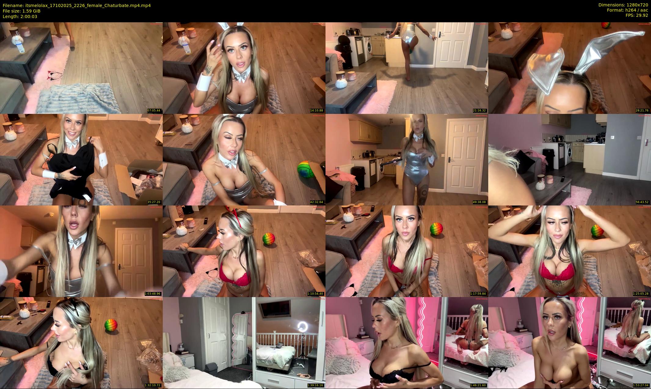 itsmelolax — 121 minute Chaturbate female cam show recording, 720p, Oct 17, 2025