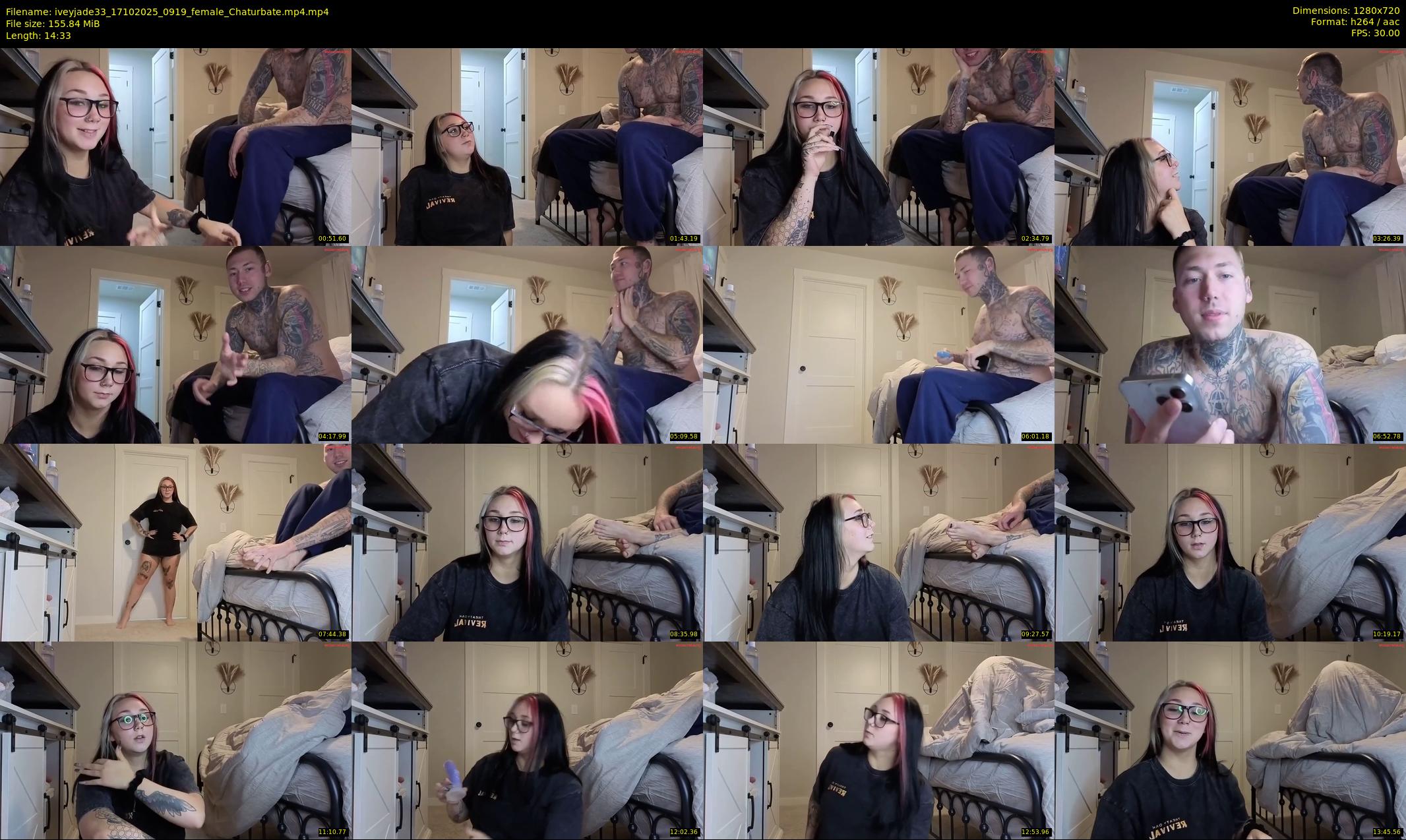 iveyjade33 — 15 minute Chaturbate female cam show recording, 720p, Oct 17, 2025
