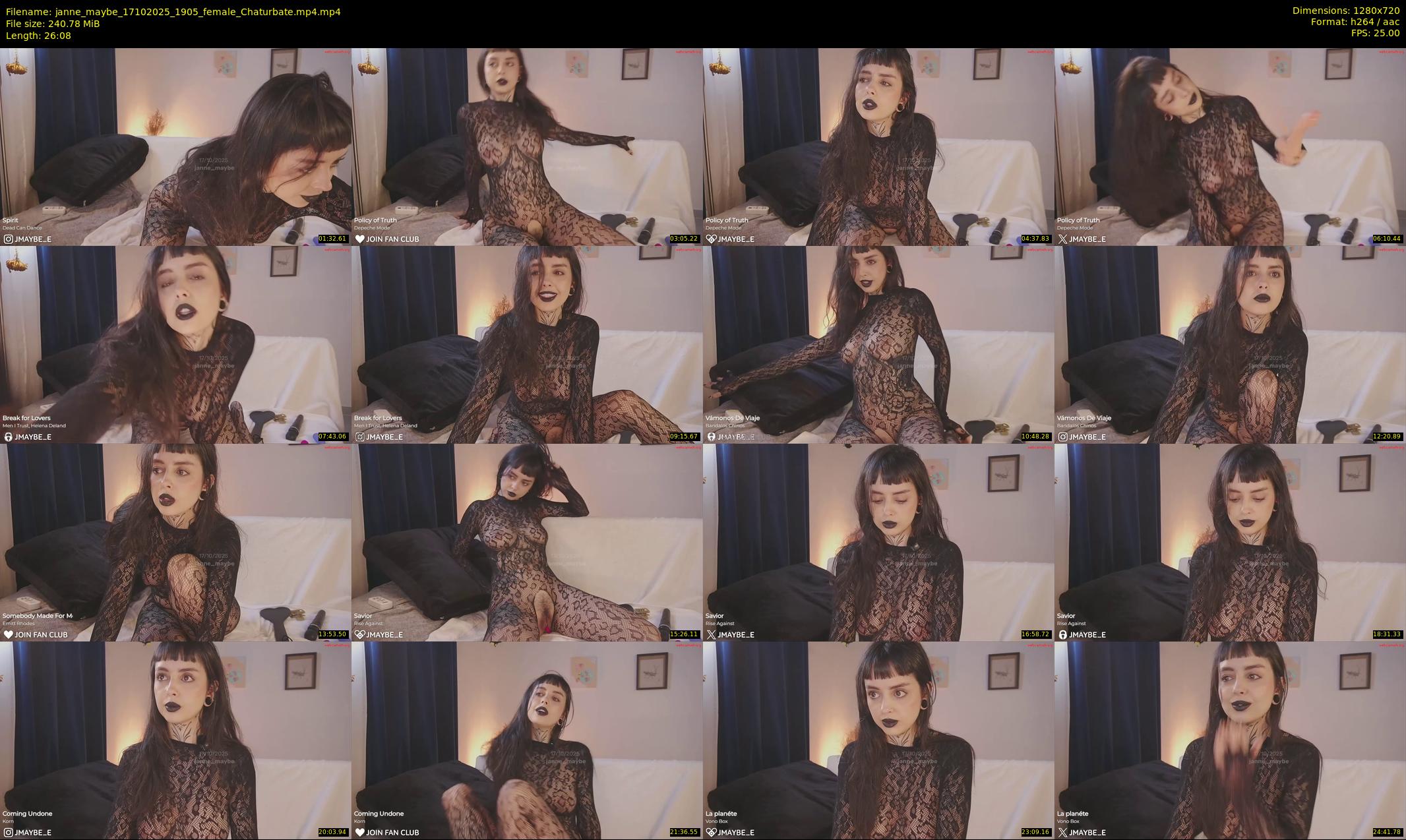 janne_maybe — 27 minute Chaturbate female cam show recording, 720p, Oct 17, 2025