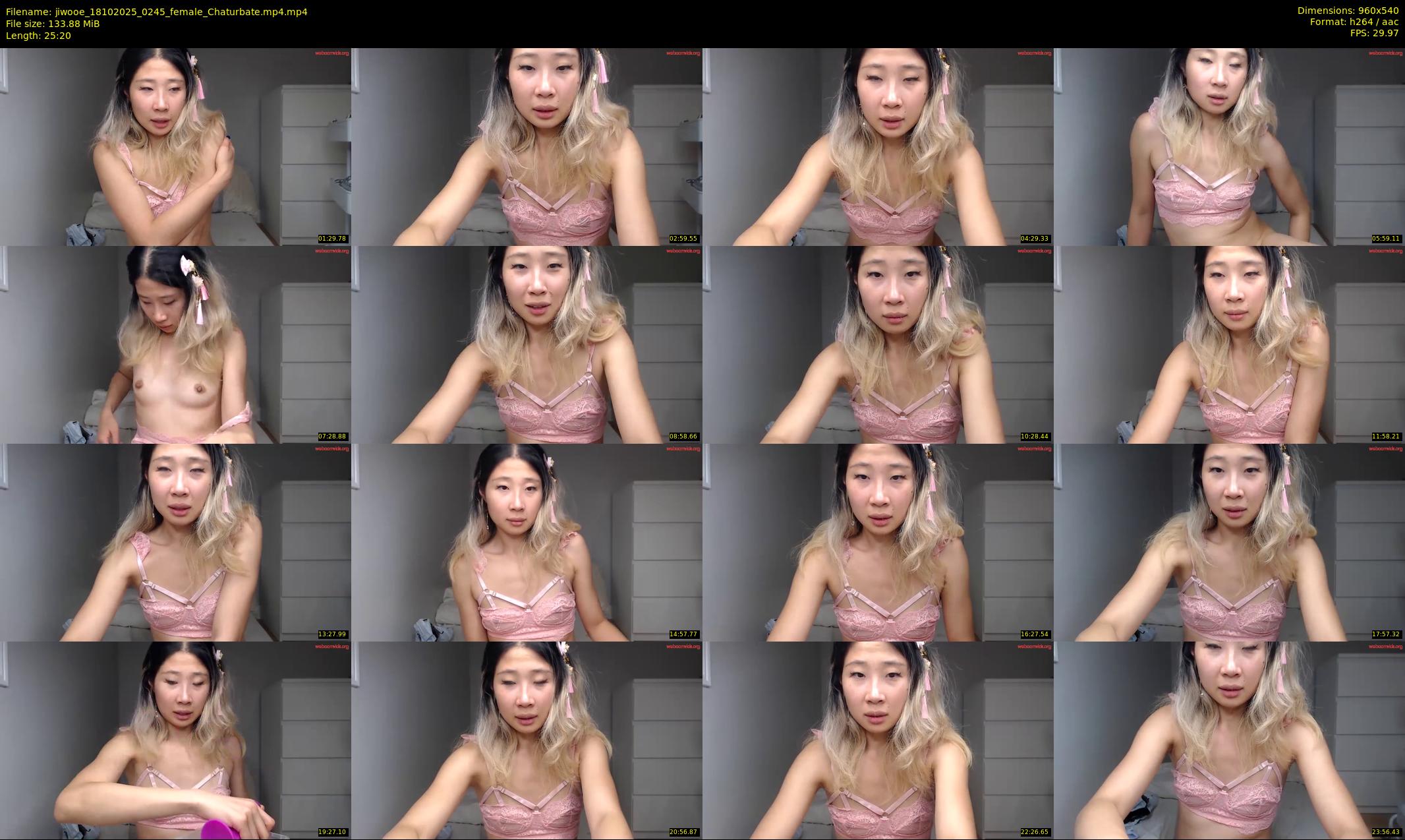 jiwooe — 26 minute Chaturbate female cam show recording, 480p, Oct 18, 2025