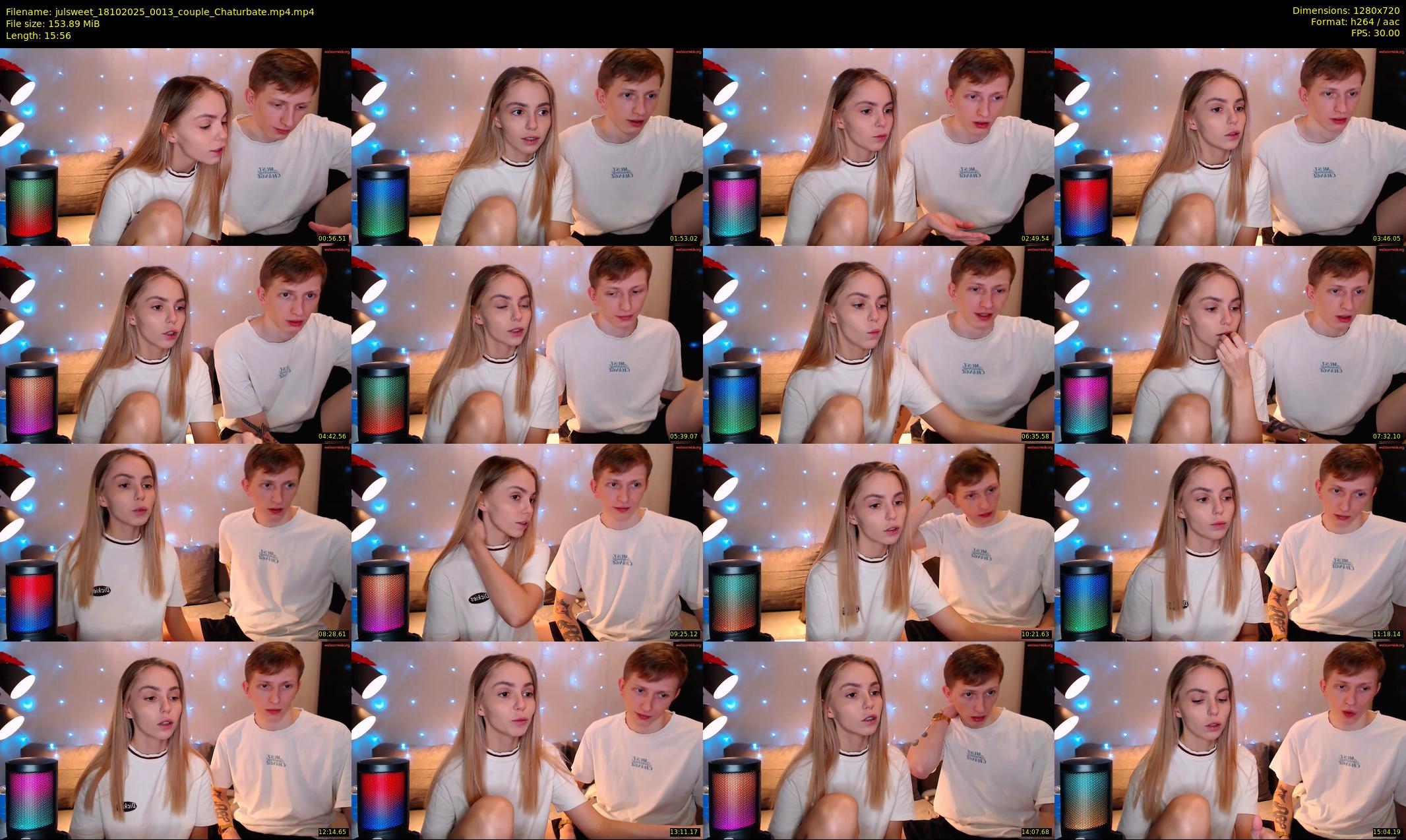 julsweet — 16 minute Chaturbate male cam show recording, 720p, Oct 18, 2025