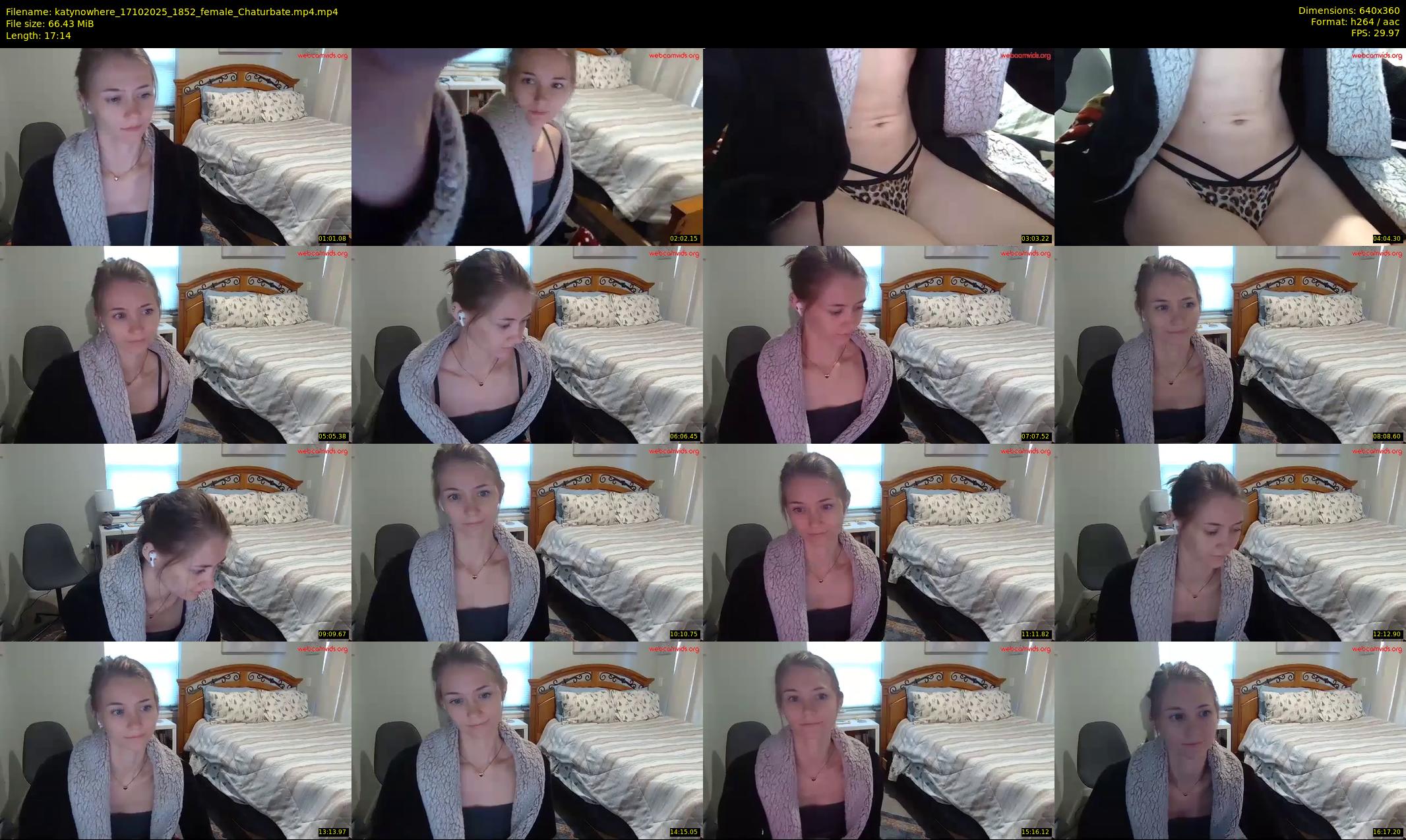 katynowhere — 18 minute Chaturbate female cam show recording, 360p, Oct 17, 2025