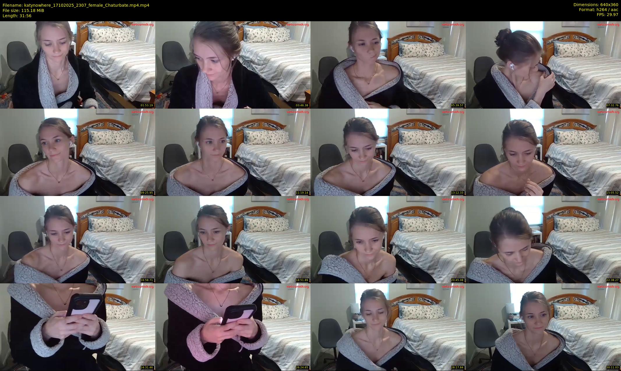 katynowhere — 32 minute Chaturbate female cam show recording, 360p, Oct 17, 2025