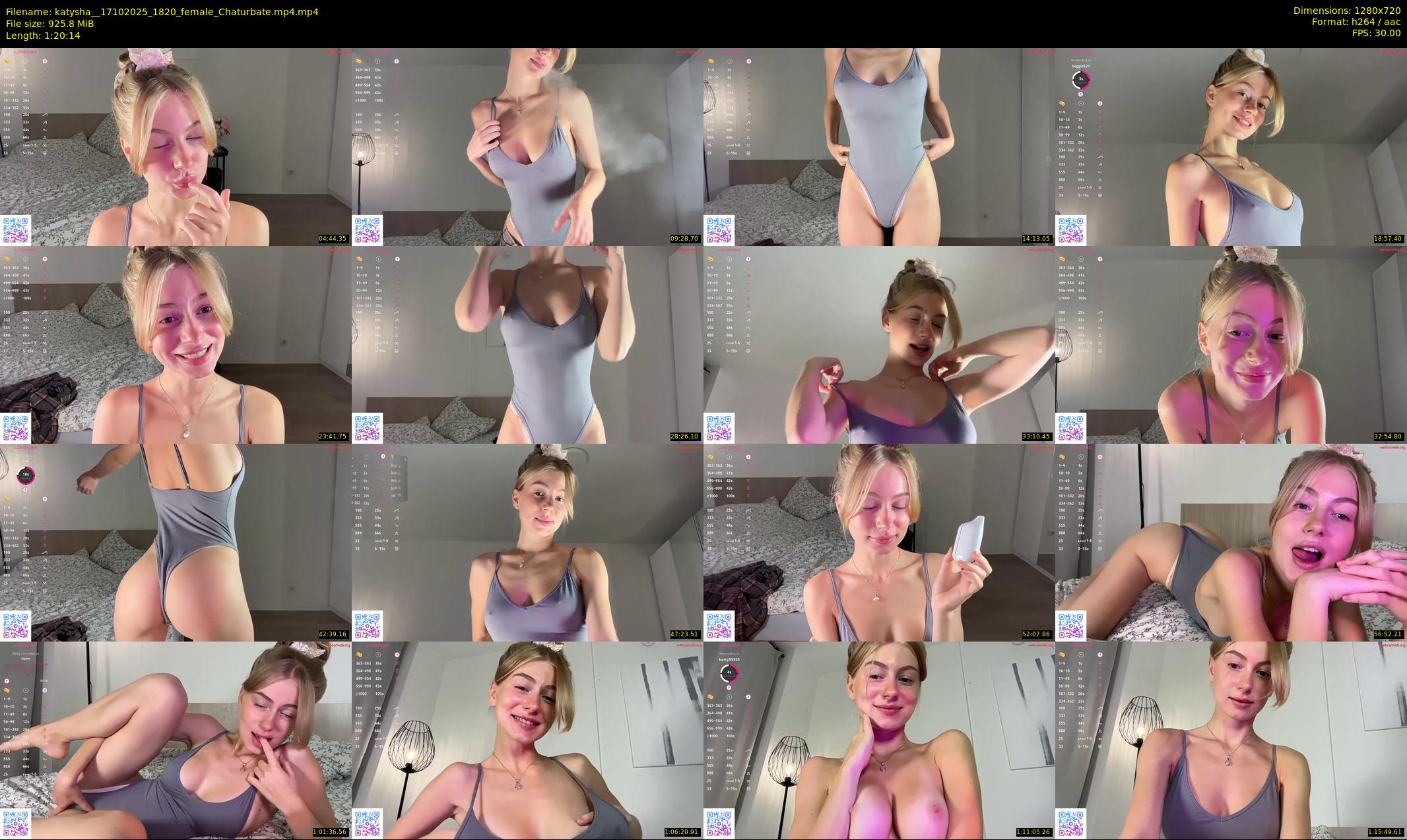 katysha_ — 81 minute Chaturbate female cam show recording, 720p, Oct 17, 2025