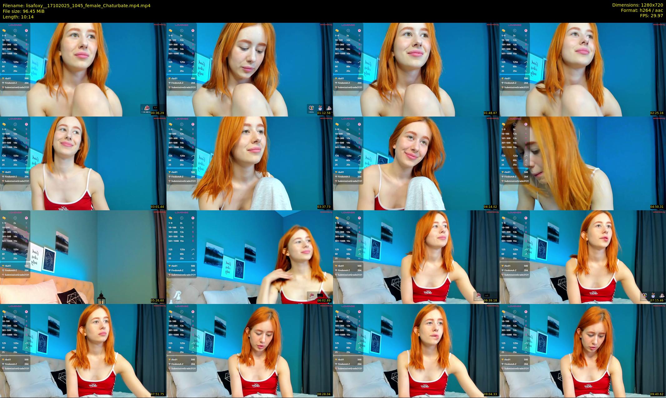 lisafoxy_ — 11 minute Chaturbate female cam show recording, 720p, Oct 17, 2025