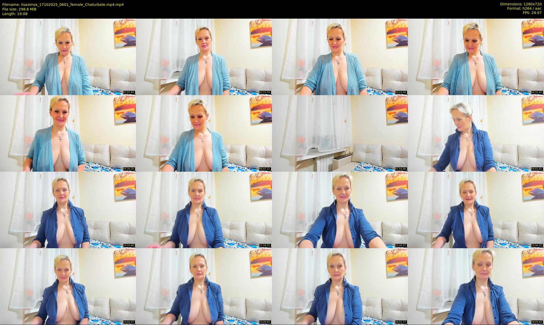 lisasimsx — 20 minute Chaturbate female cam show recording, 720p, Oct 17, 2025