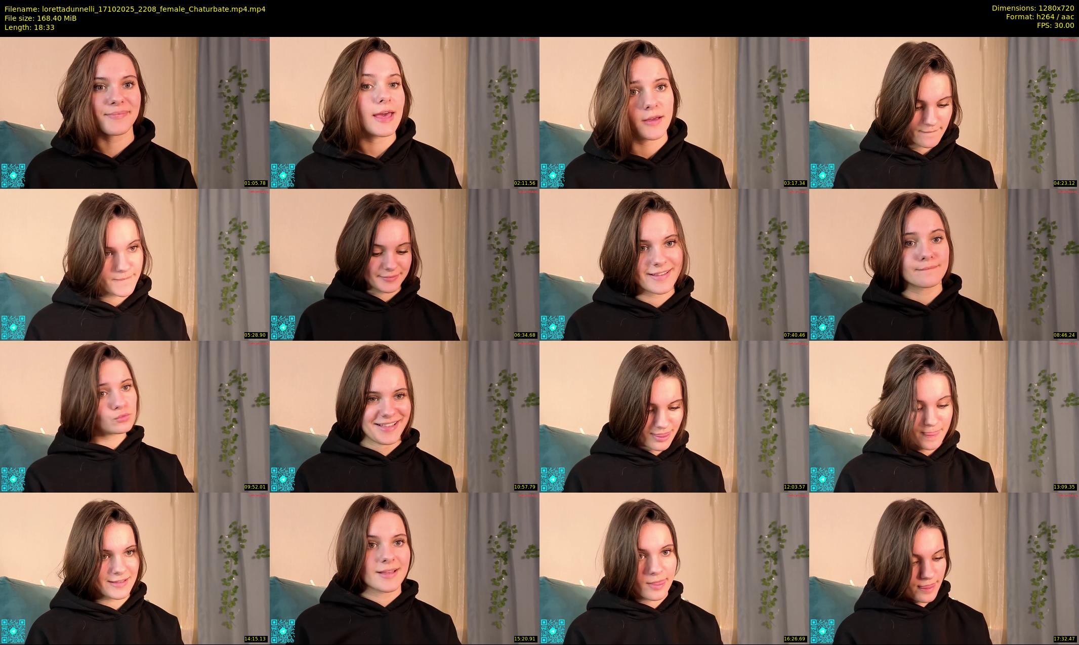 lorettadunnelli — 19 minute Chaturbate female cam show recording, 720p, Oct 17, 2025