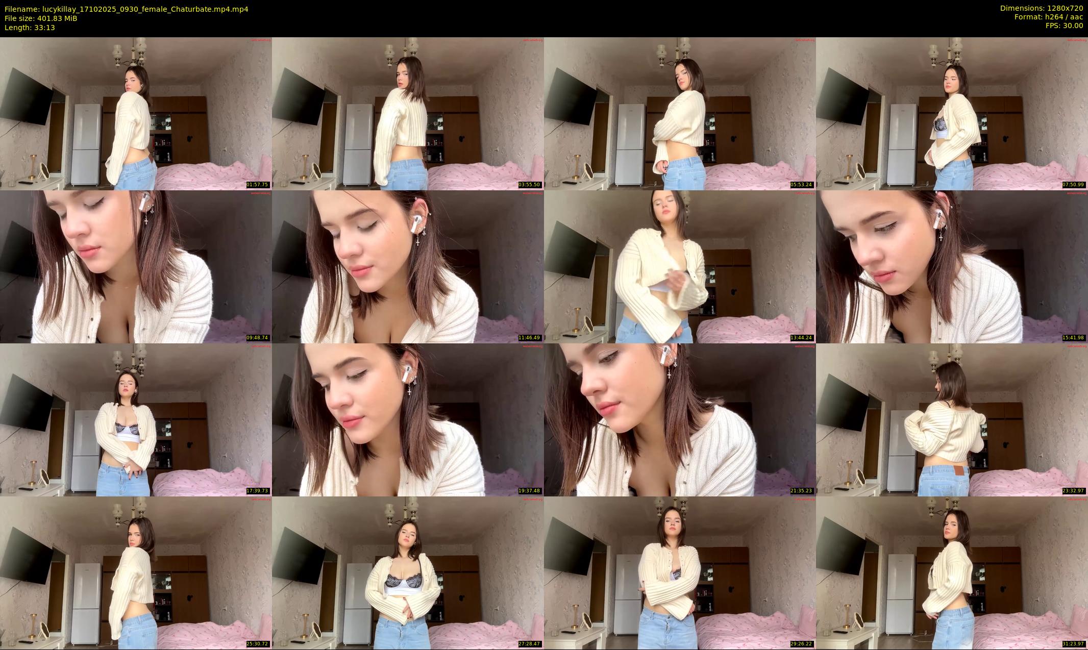 lucykillay — 34 minute Chaturbate female cam show recording, 720p, Oct 17, 2025