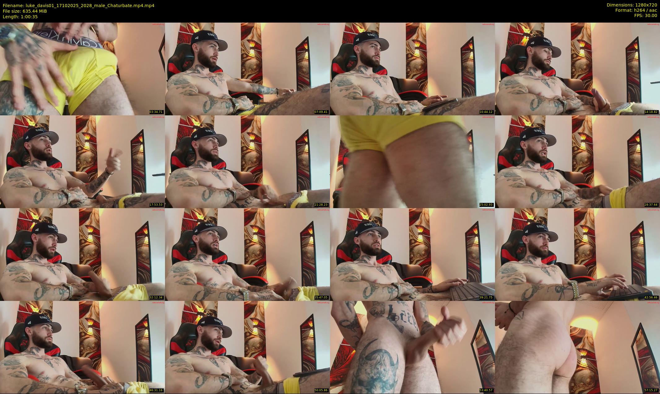 luke_davis01 — 61 minute Chaturbate male cam show recording, 720p, Oct 17, 2025