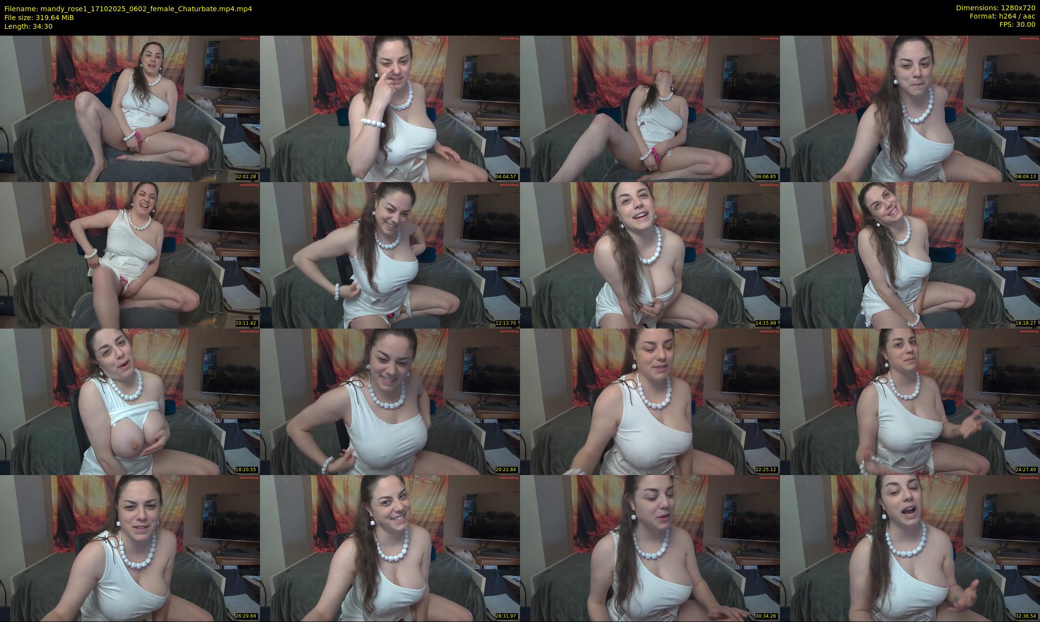 mandy_rose1 — 35 minute Chaturbate female cam show recording, 720p, Oct 17, 2025