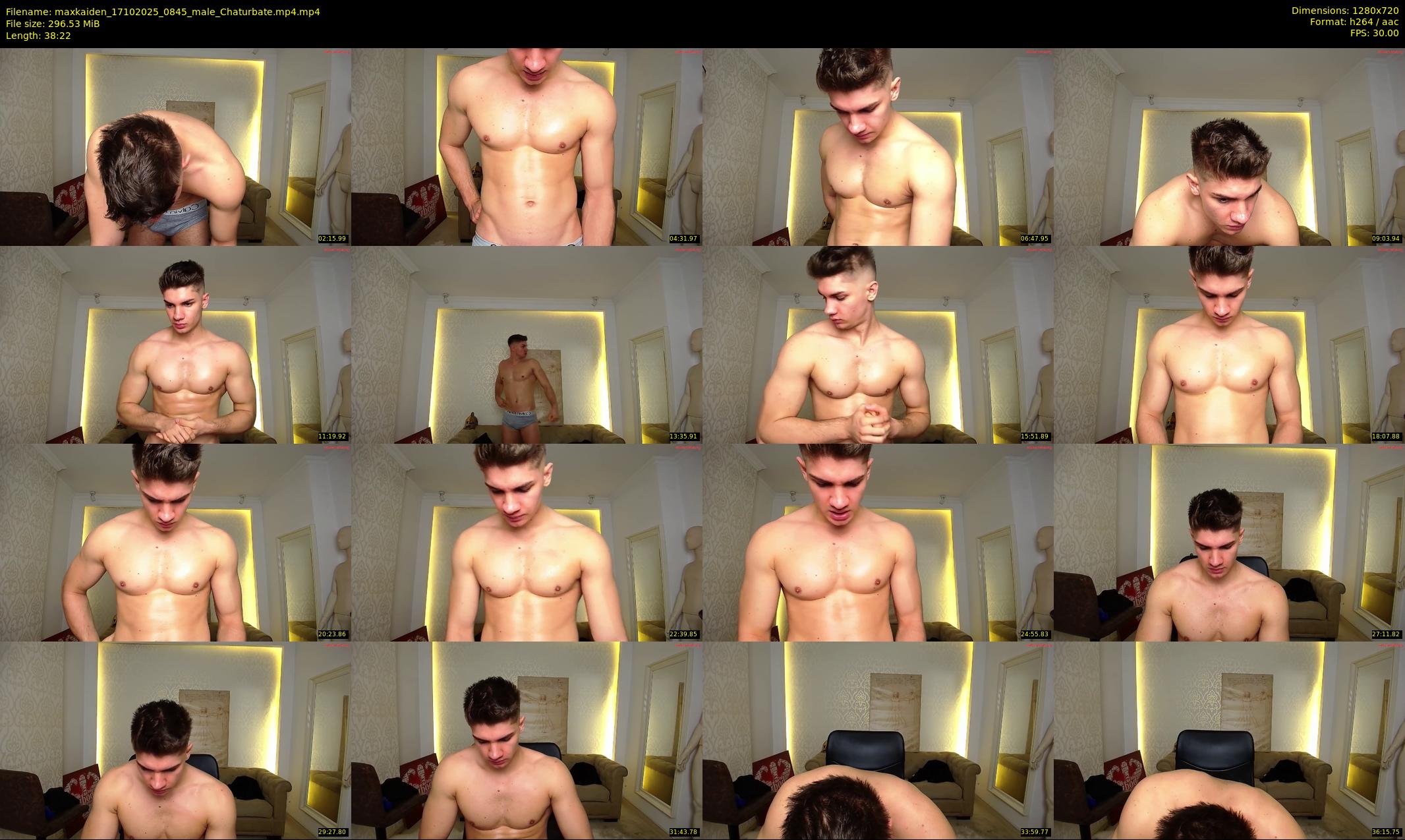 maxkaiden — 39 minute Chaturbate male cam show recording, 720p, Oct 17, 2025