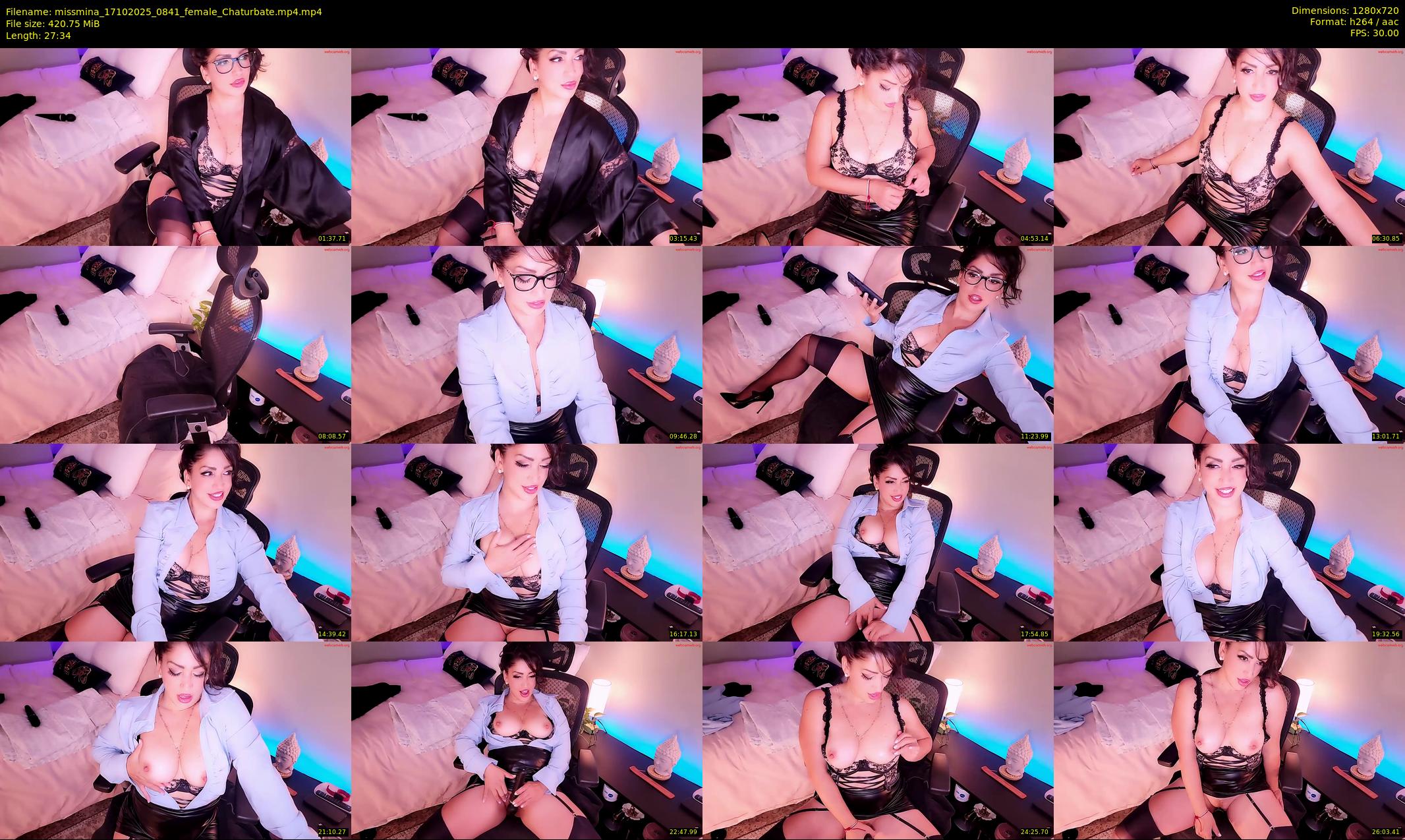 missmina — 28 minute Chaturbate female cam show recording, 720p, Oct 17, 2025