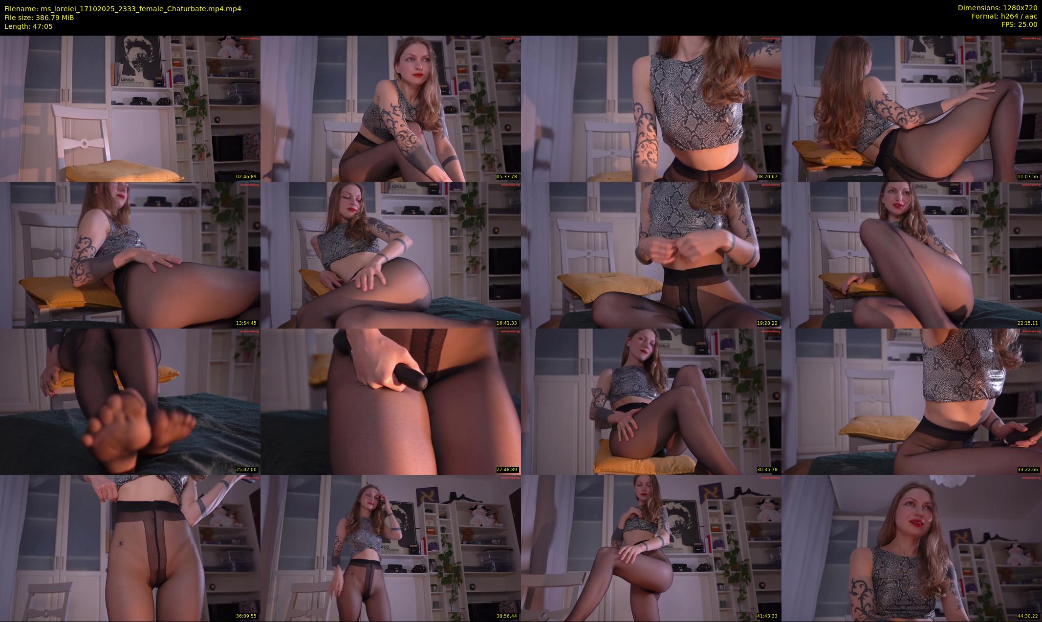 ms_lorelei — 48 minute Chaturbate female cam show recording, 720p, Oct 17, 2025