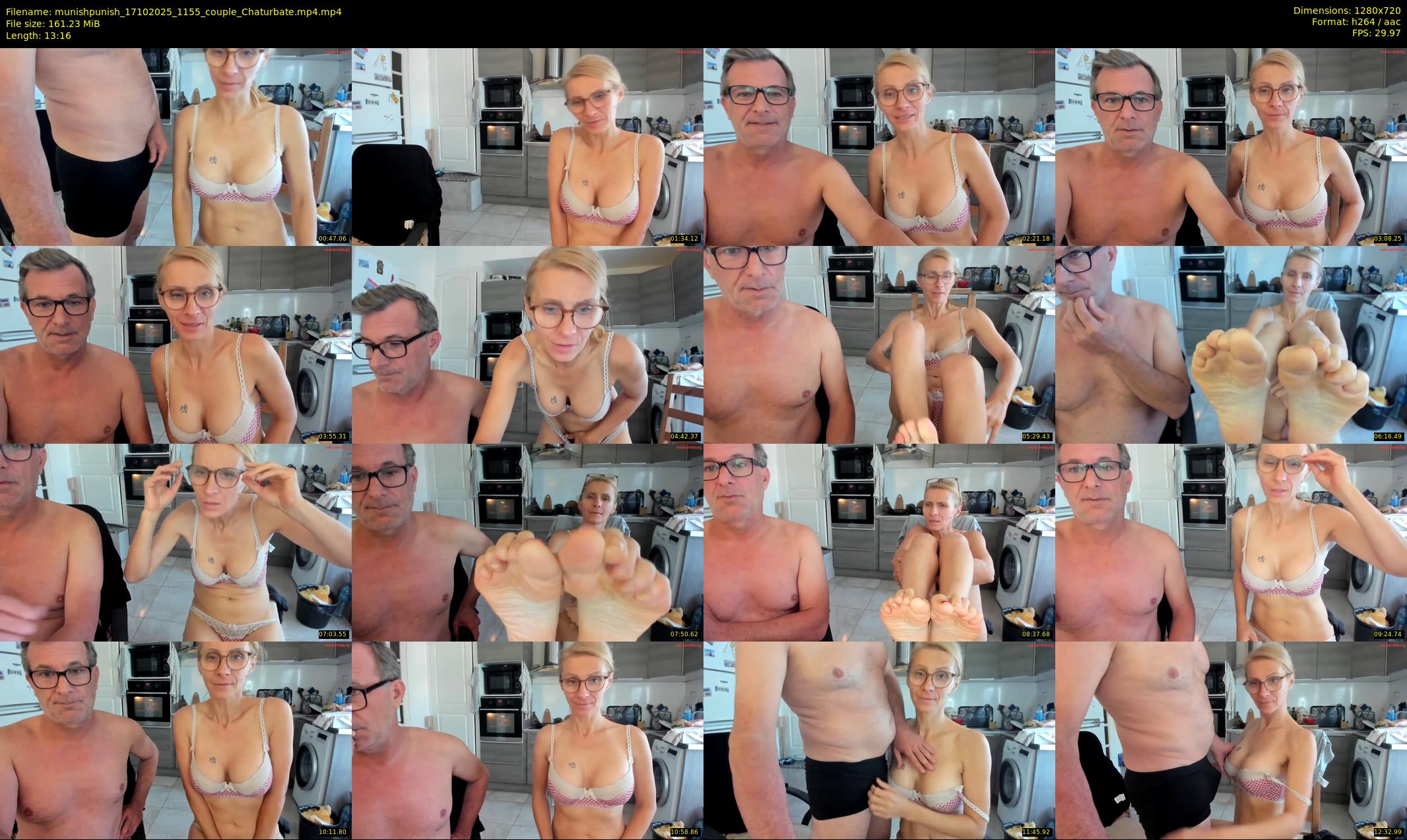 munishpunish — 14 minute Chaturbate couple cam show recording, 720p, Oct 17, 2025