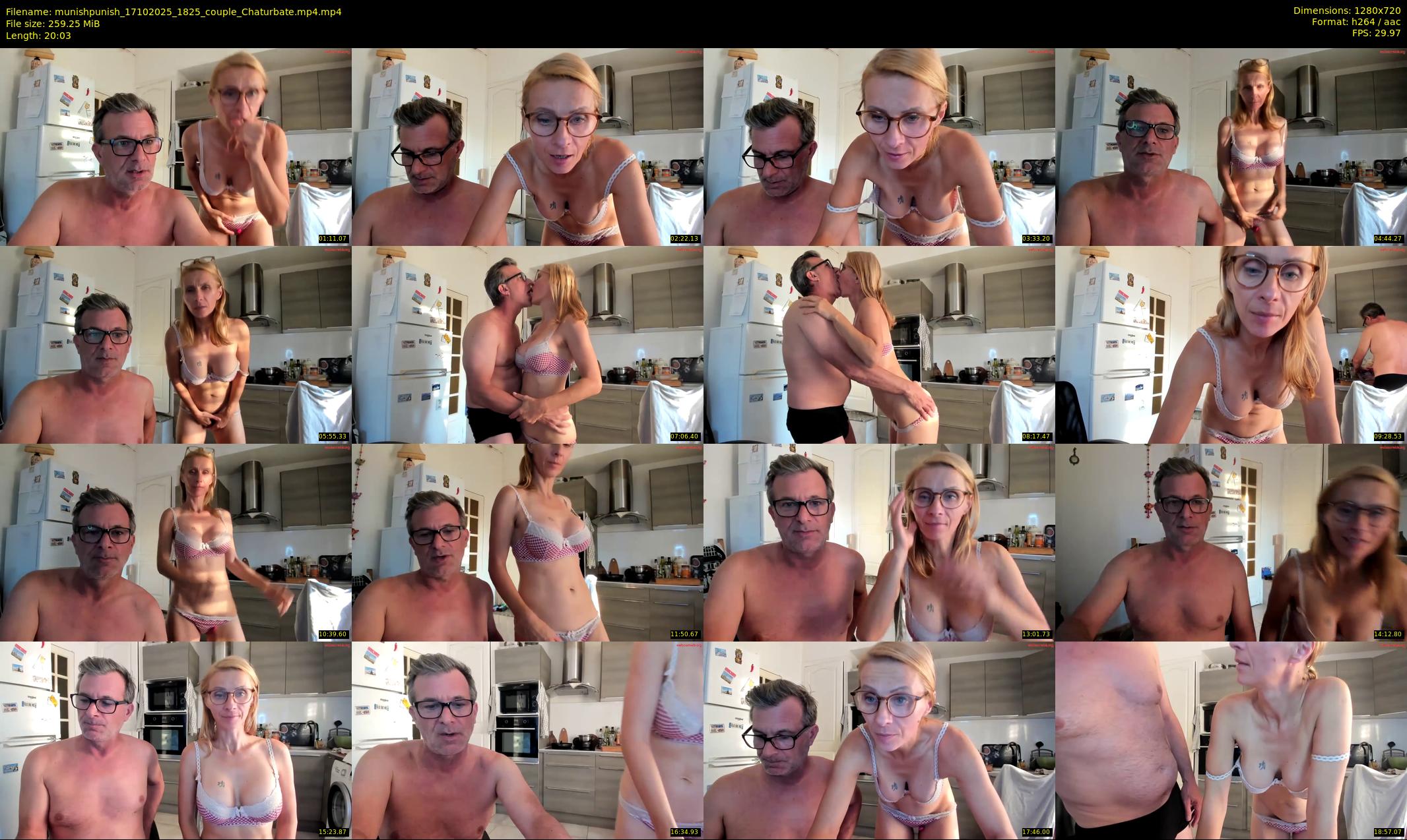 munishpunish — 21 minute Chaturbate couple cam show recording, 720p, Oct 17, 2025
