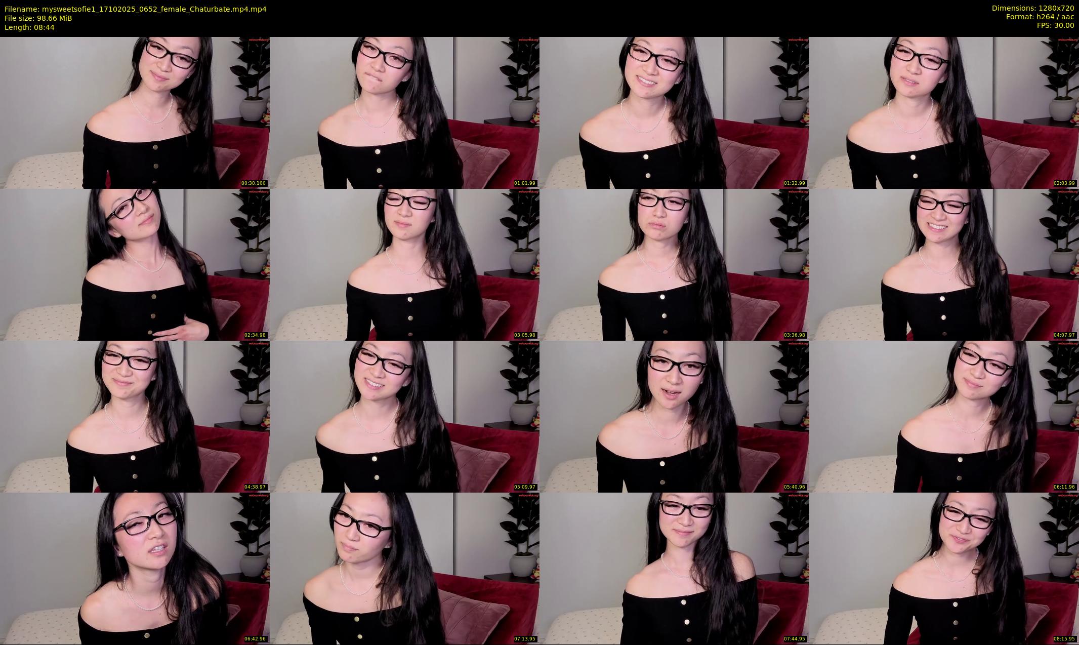 mysweetsofie1 — 9 minute Chaturbate female cam show recording, 720p, Oct 17, 2025