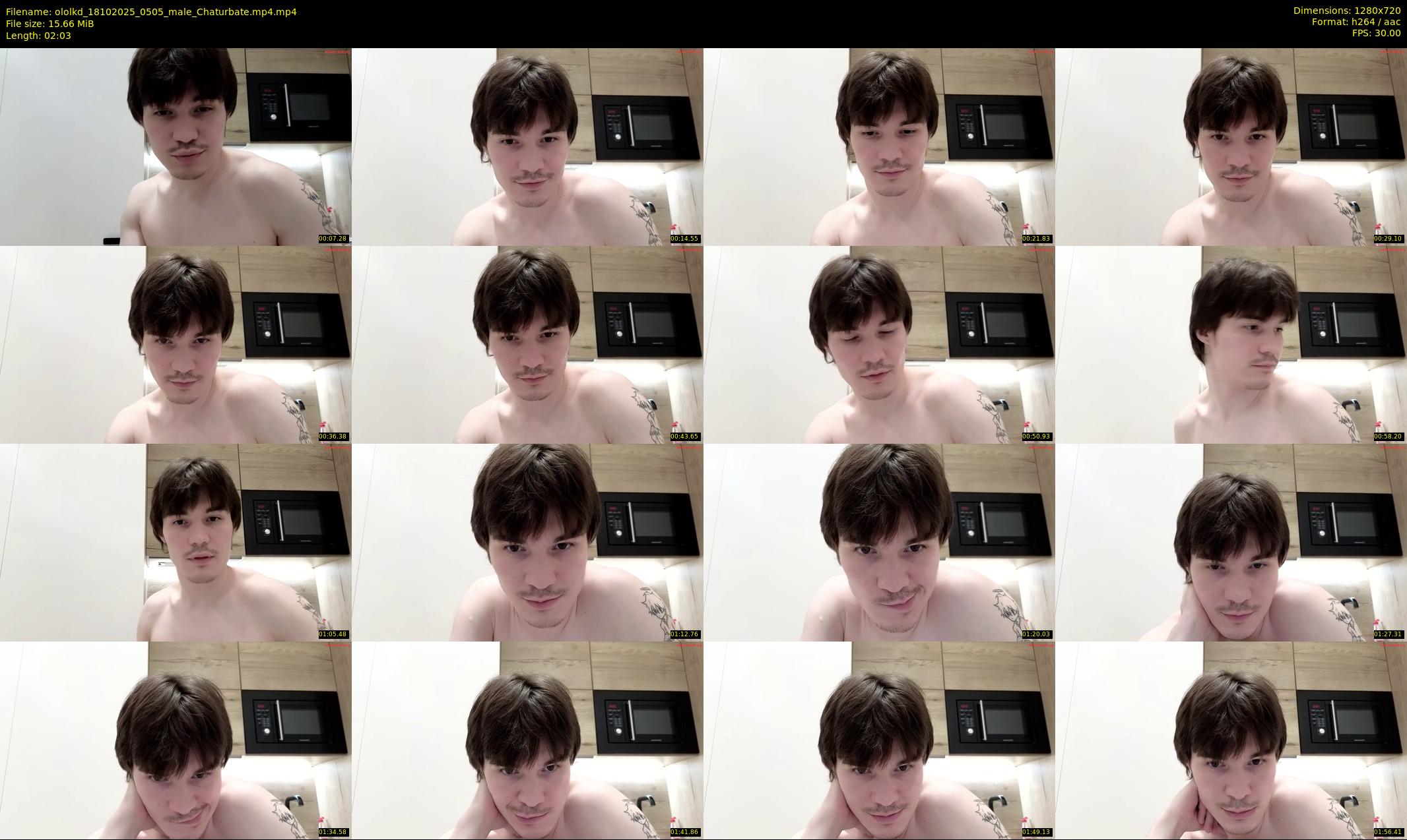 ololkd — 3 minute Chaturbate male cam show recording, 720p, Oct 18, 2025
