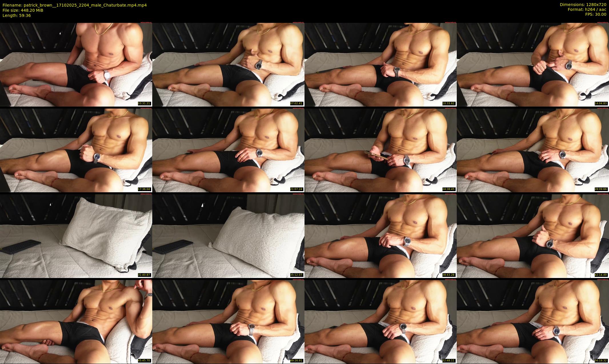 patrick_brown_ — 60 minute Chaturbate male cam show recording, 720p, Oct 17, 2025