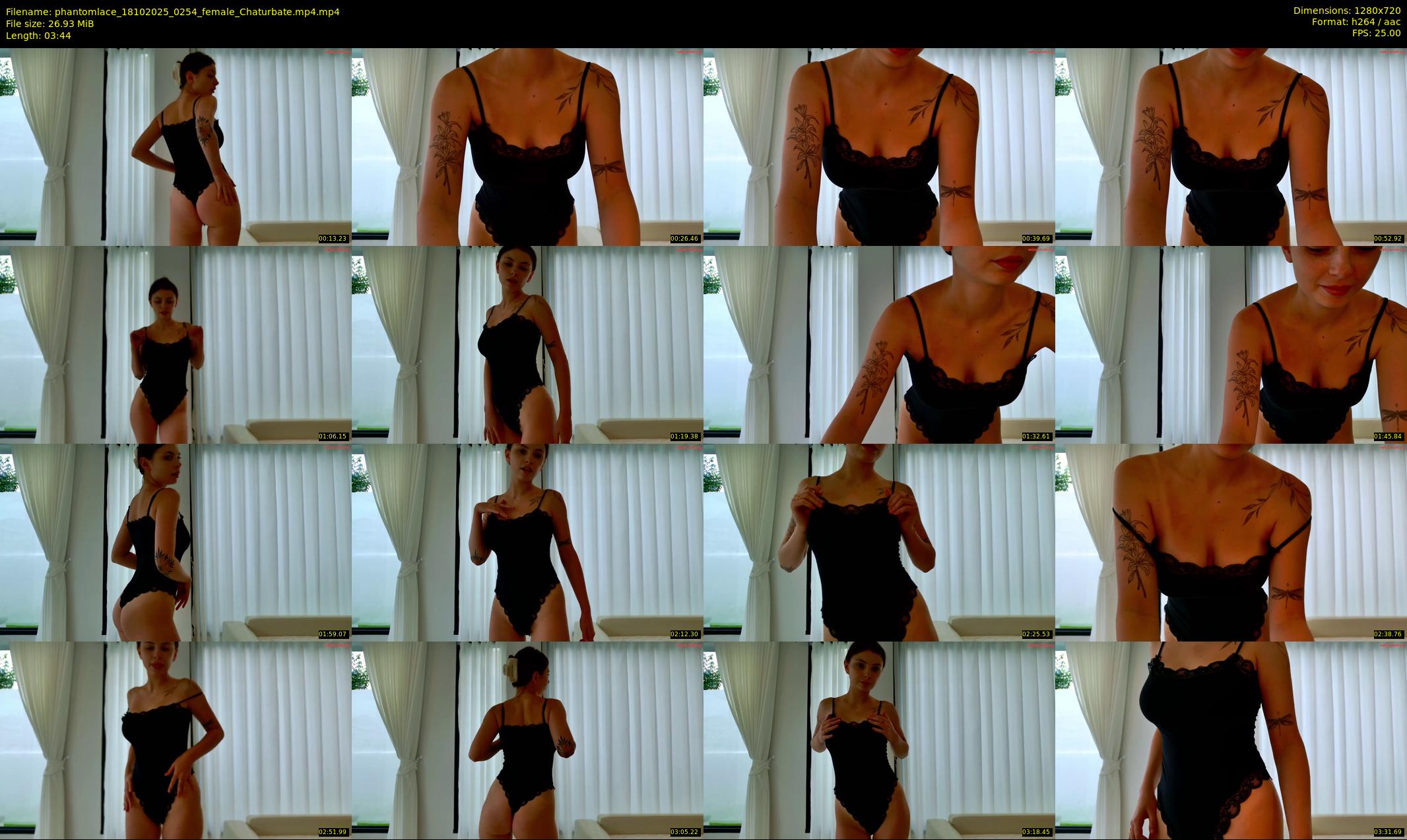 phantomlace — 4 minute Chaturbate female cam show recording, 720p, Oct 18, 2025