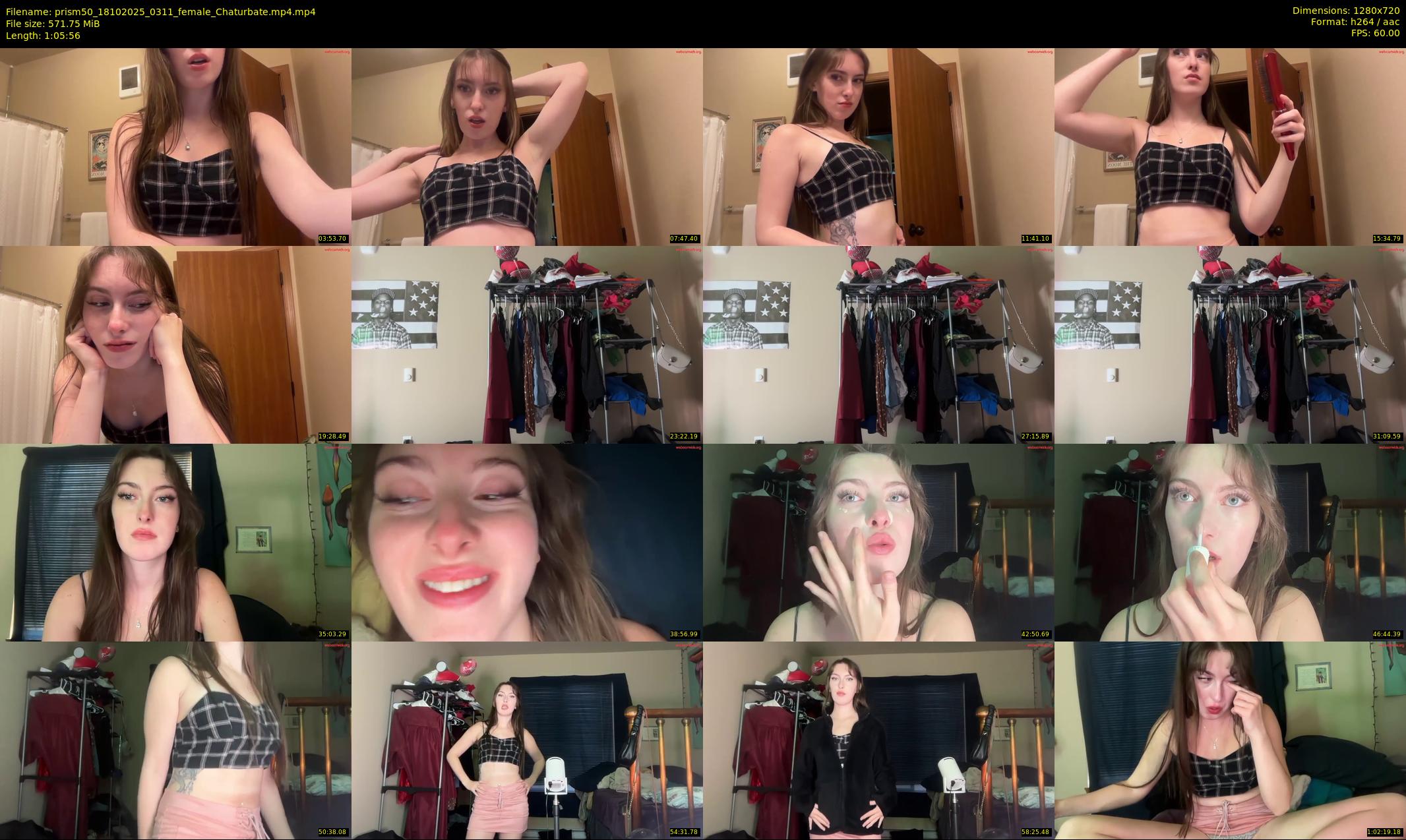 prism50 — 66 minute Chaturbate female cam show recording, 720p, Oct 18, 2025