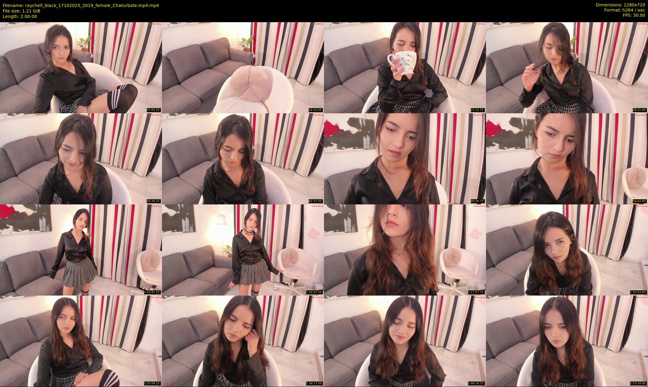 raychell_black — 120 minute Chaturbate female cam show recording, 720p, Oct 17, 2025