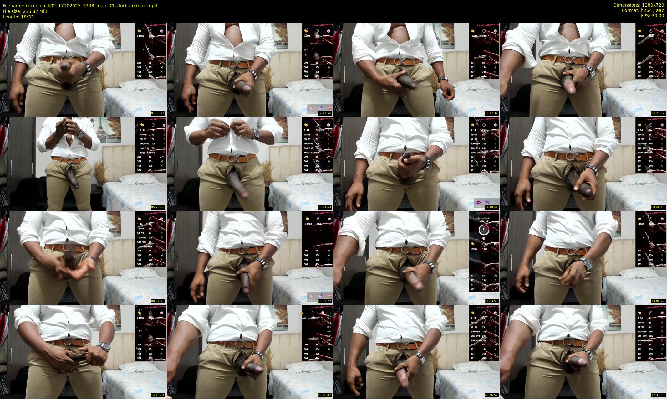 roccoblack02 — 19 minute Chaturbate male cam show recording, 720p, Oct 17, 2025