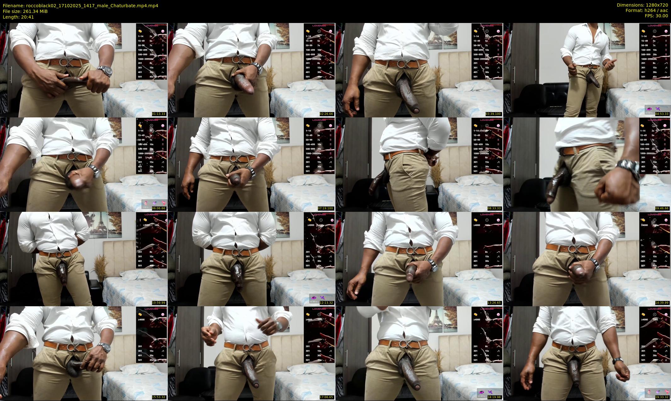 roccoblack02 — 21 minute Chaturbate male cam show recording, 720p, Oct 17, 2025