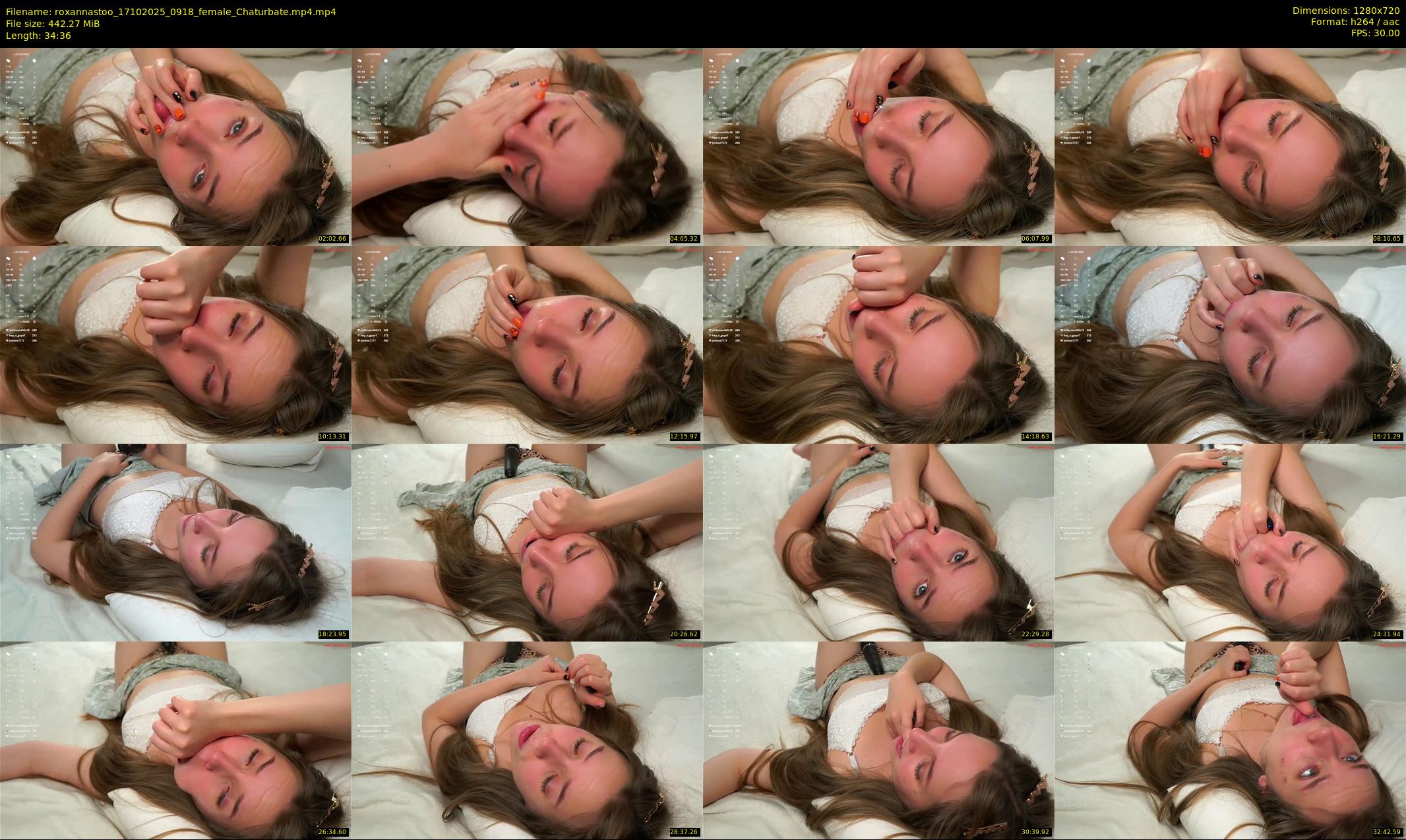 roxannastoo — 35 minute Chaturbate female cam show recording, 720p, Oct 17, 2025
