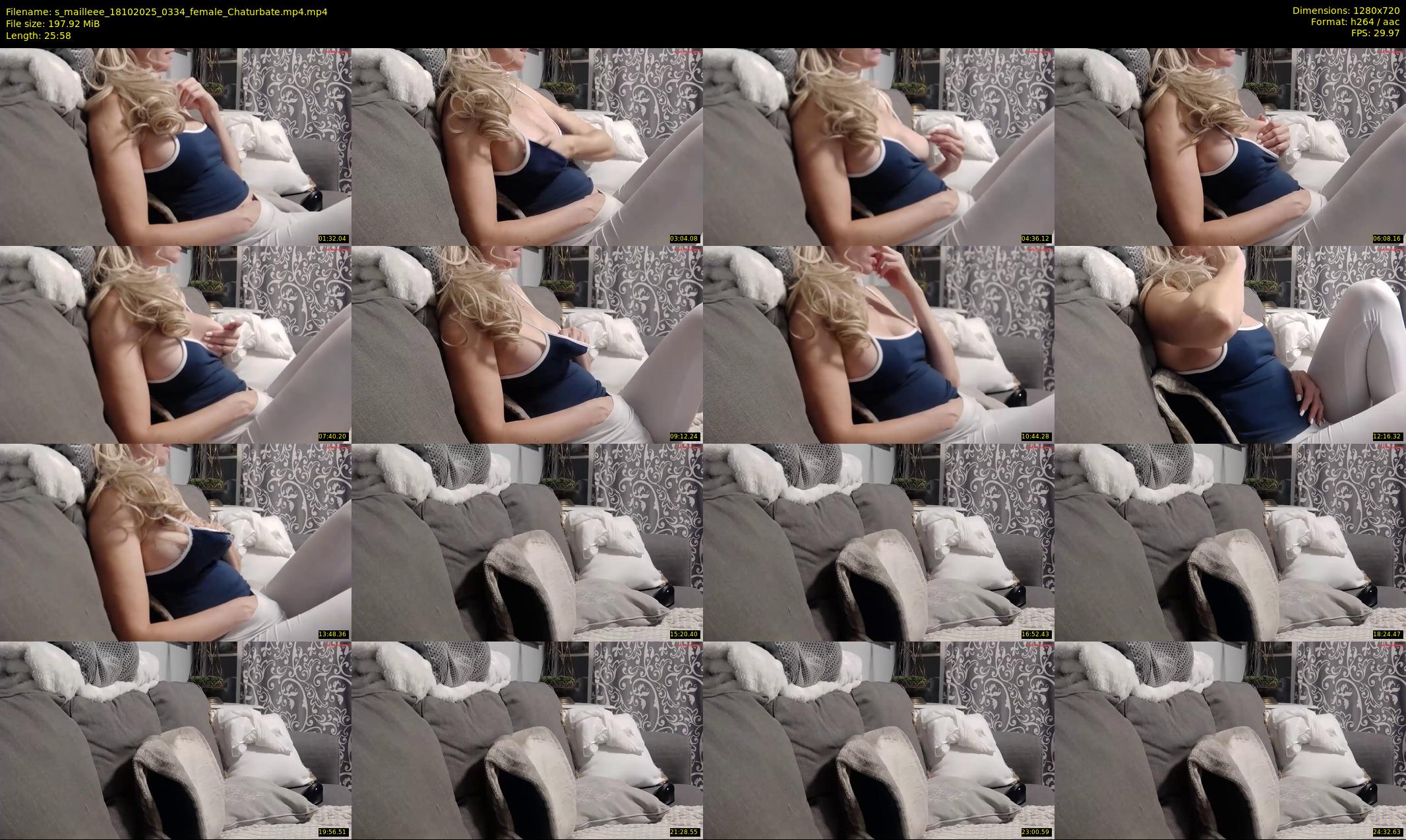 s_mailleee — 26 minute Chaturbate female cam show recording, 720p, Oct 18, 2025