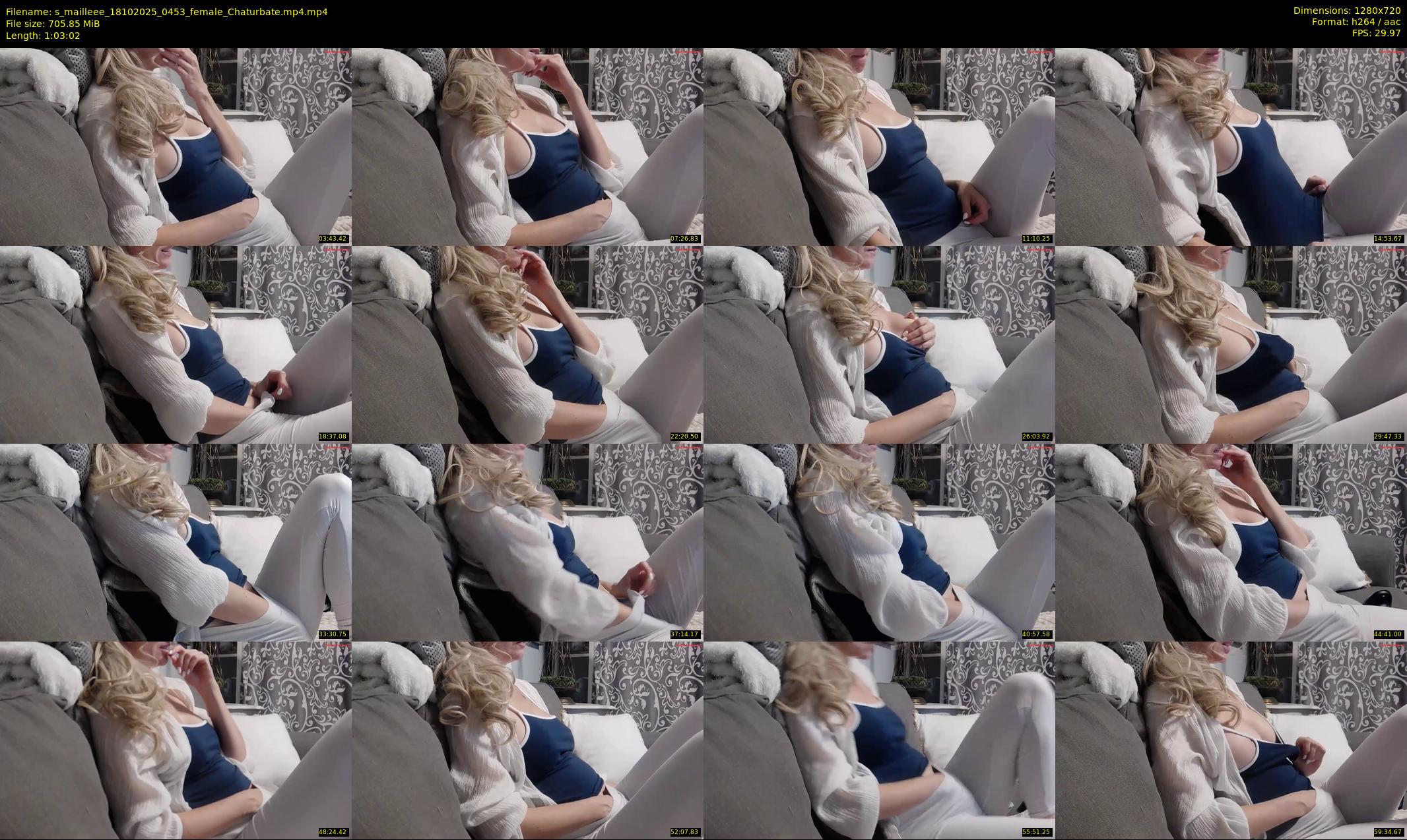 s_mailleee — 64 minute Chaturbate female cam show recording, 720p, Oct 18, 2025