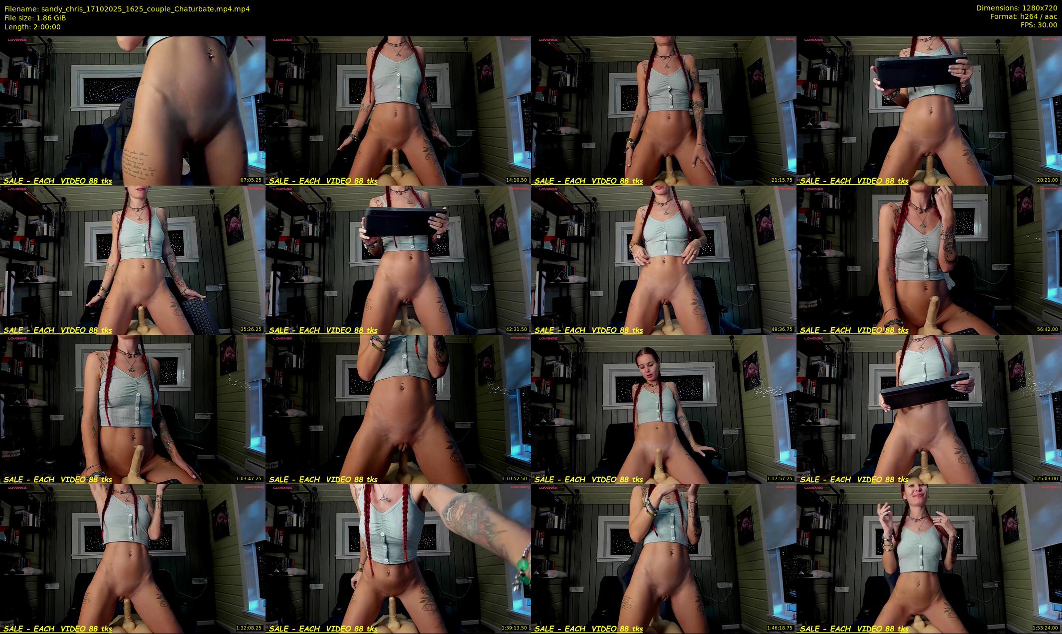 sandy_chris — 120 minute Chaturbate couple cam show recording, 720p, Oct 17, 2025