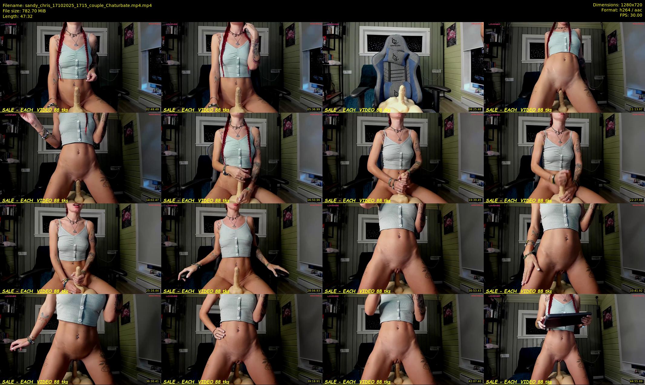 sandy_chris — 48 minute Chaturbate couple cam show recording, 720p, Oct 17, 2025