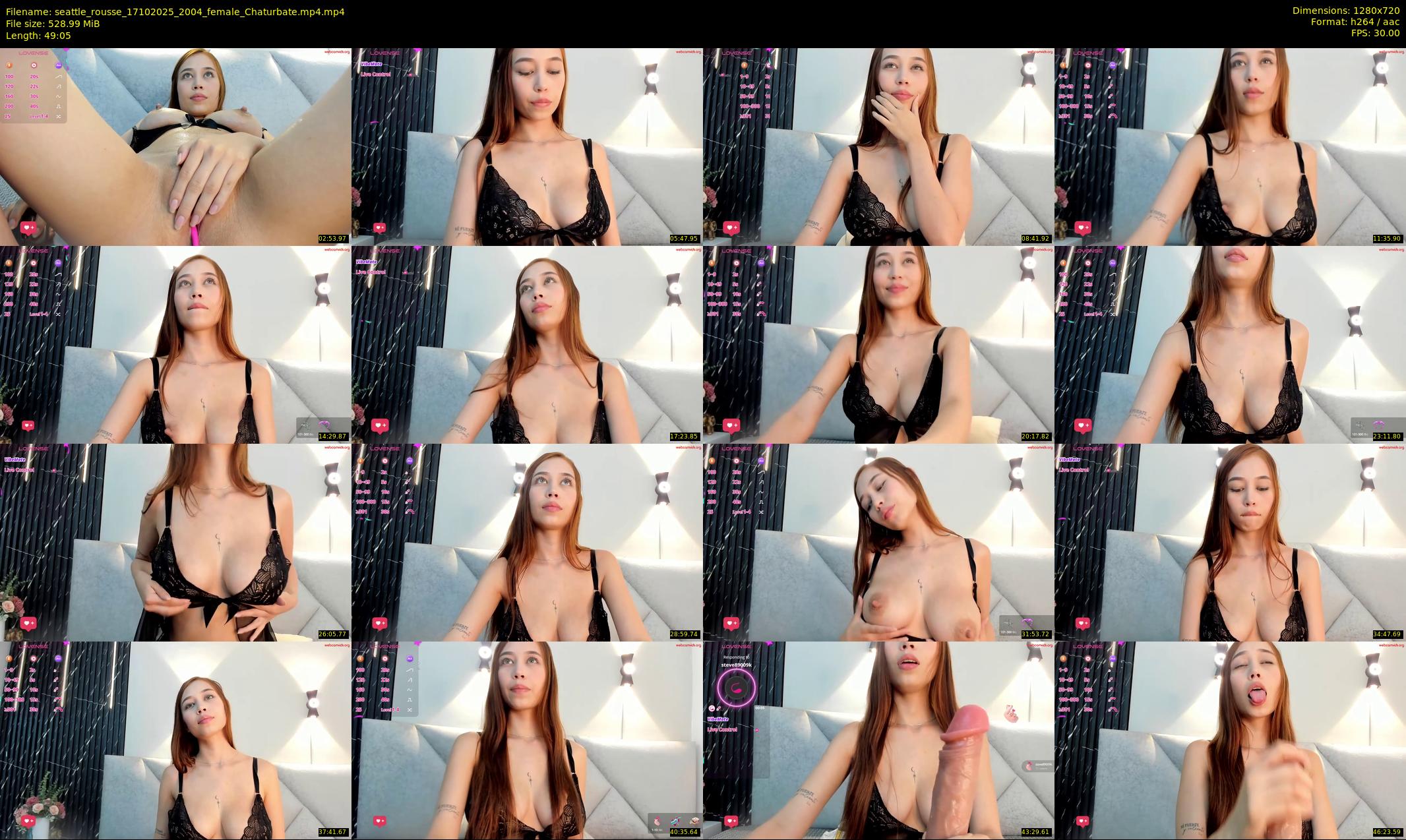 seattle_rousse — 50 minute Chaturbate female cam show recording, 720p, Oct 17, 2025