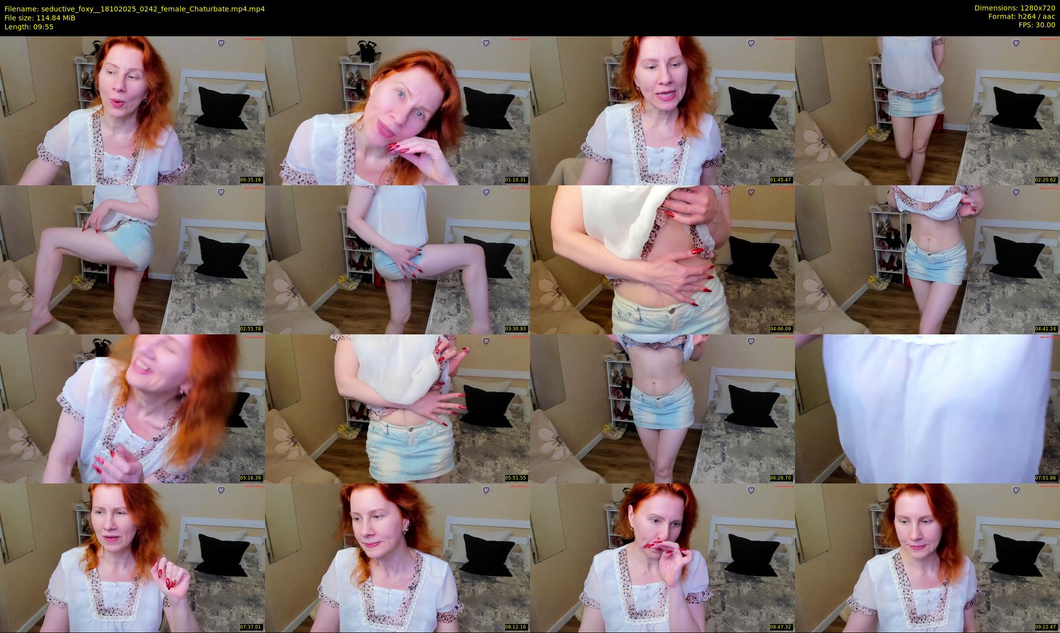 seductive_foxy_ — 10 minute Chaturbate female cam show recording, 720p, Oct 18, 2025