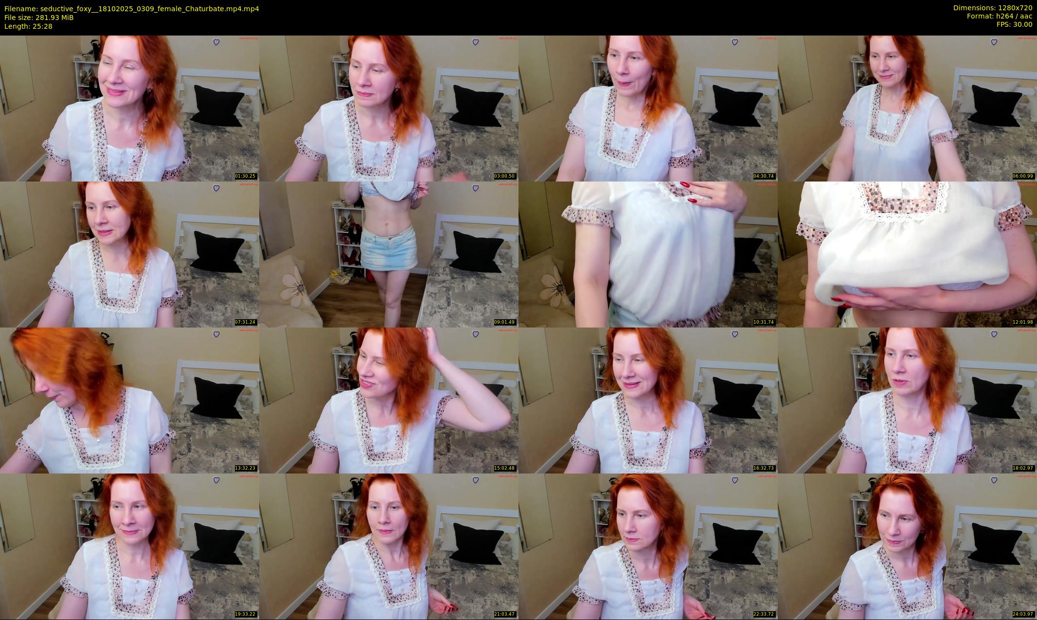 seductive_foxy_ — 26 minute Chaturbate female cam show recording, 720p, Oct 18, 2025