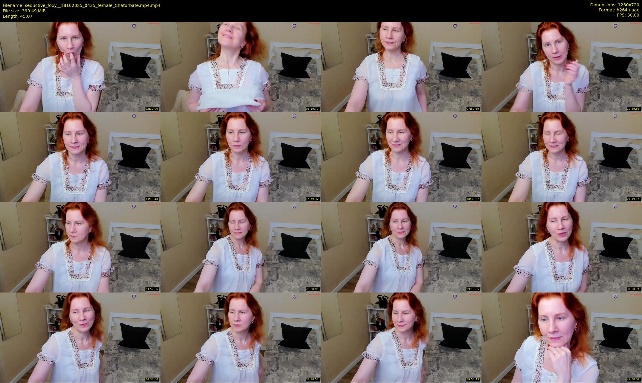 seductive_foxy_ — 46 minute Chaturbate female cam show recording, 720p, Oct 18, 2025