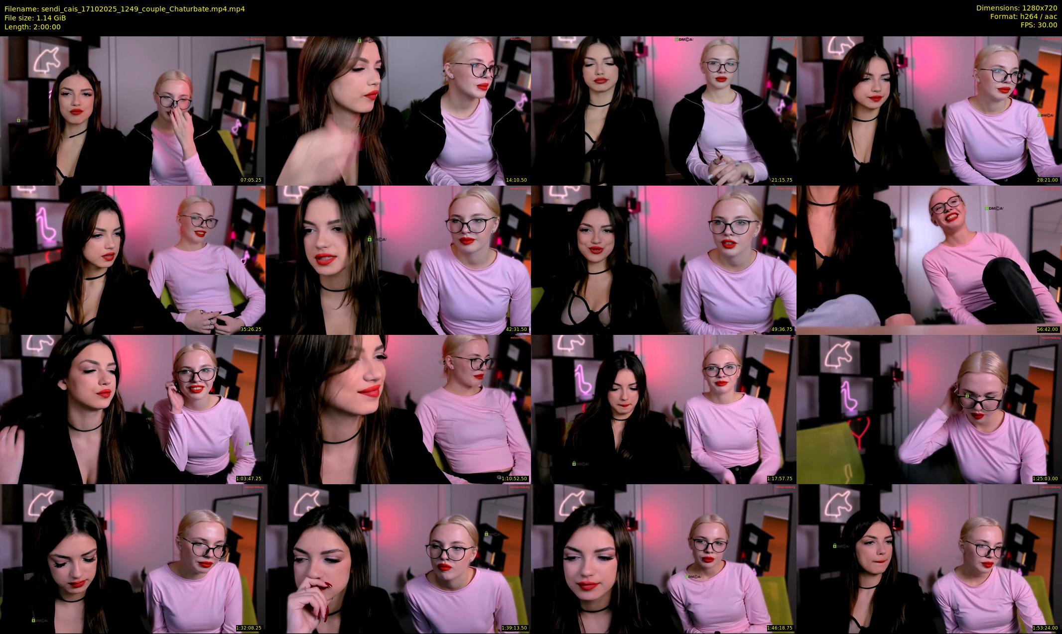 sendi_cais — 120 minute Chaturbate female cam show recording, 720p, Oct 17, 2025