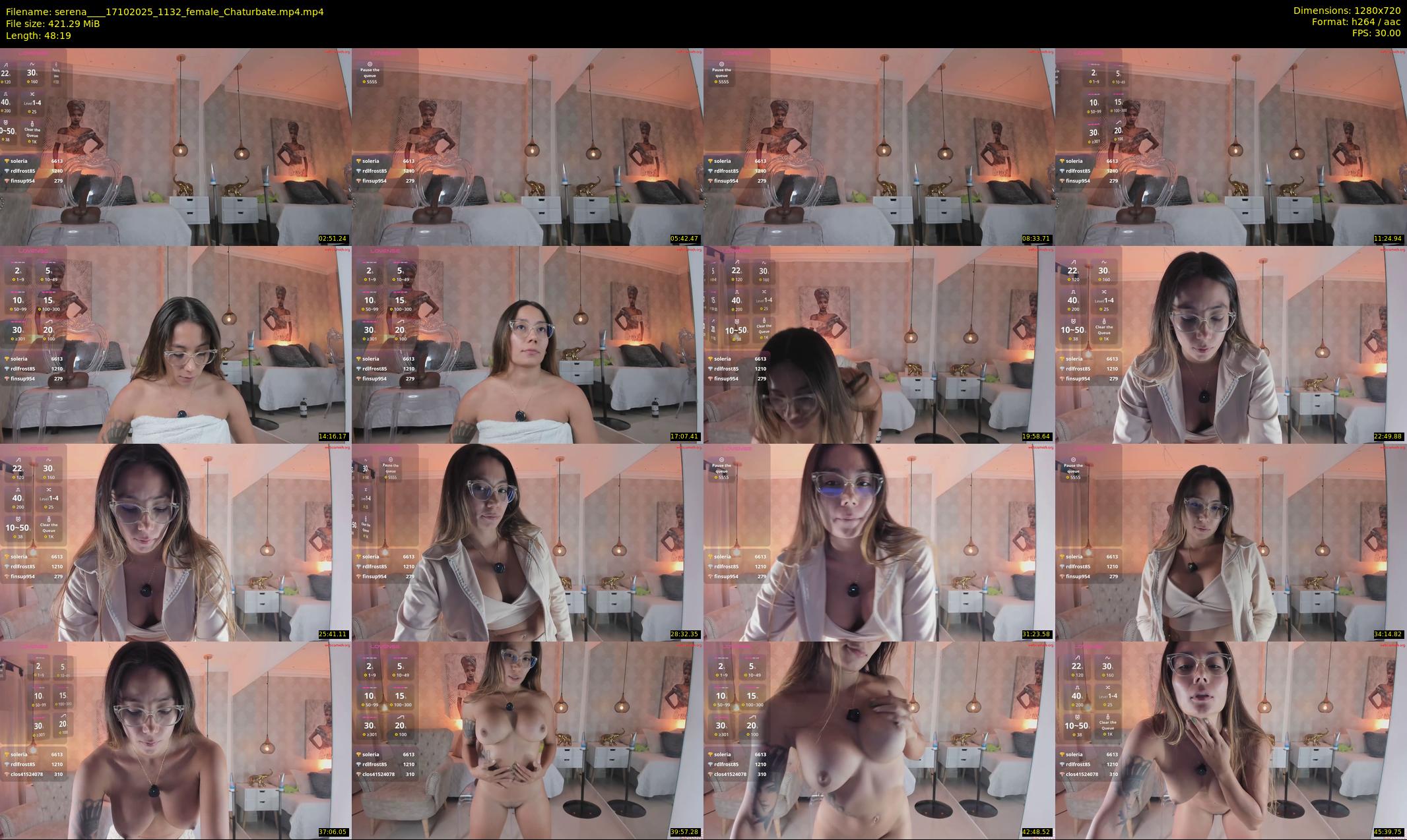 serena___ — 49 minute Chaturbate female cam show recording, 720p, Oct 17, 2025