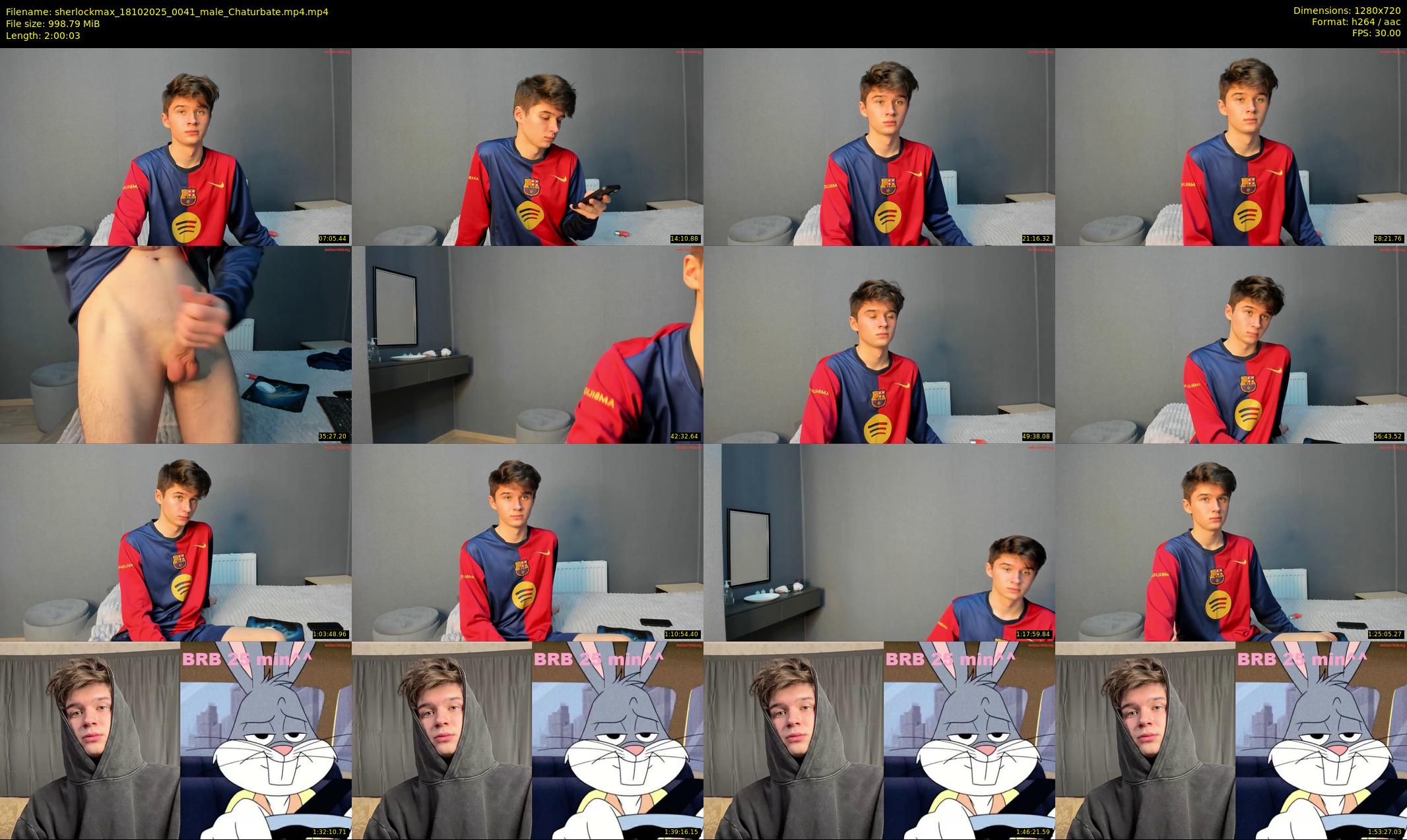 sherlockmax — 121 minute Chaturbate male cam show recording, 720p, Oct 18, 2025