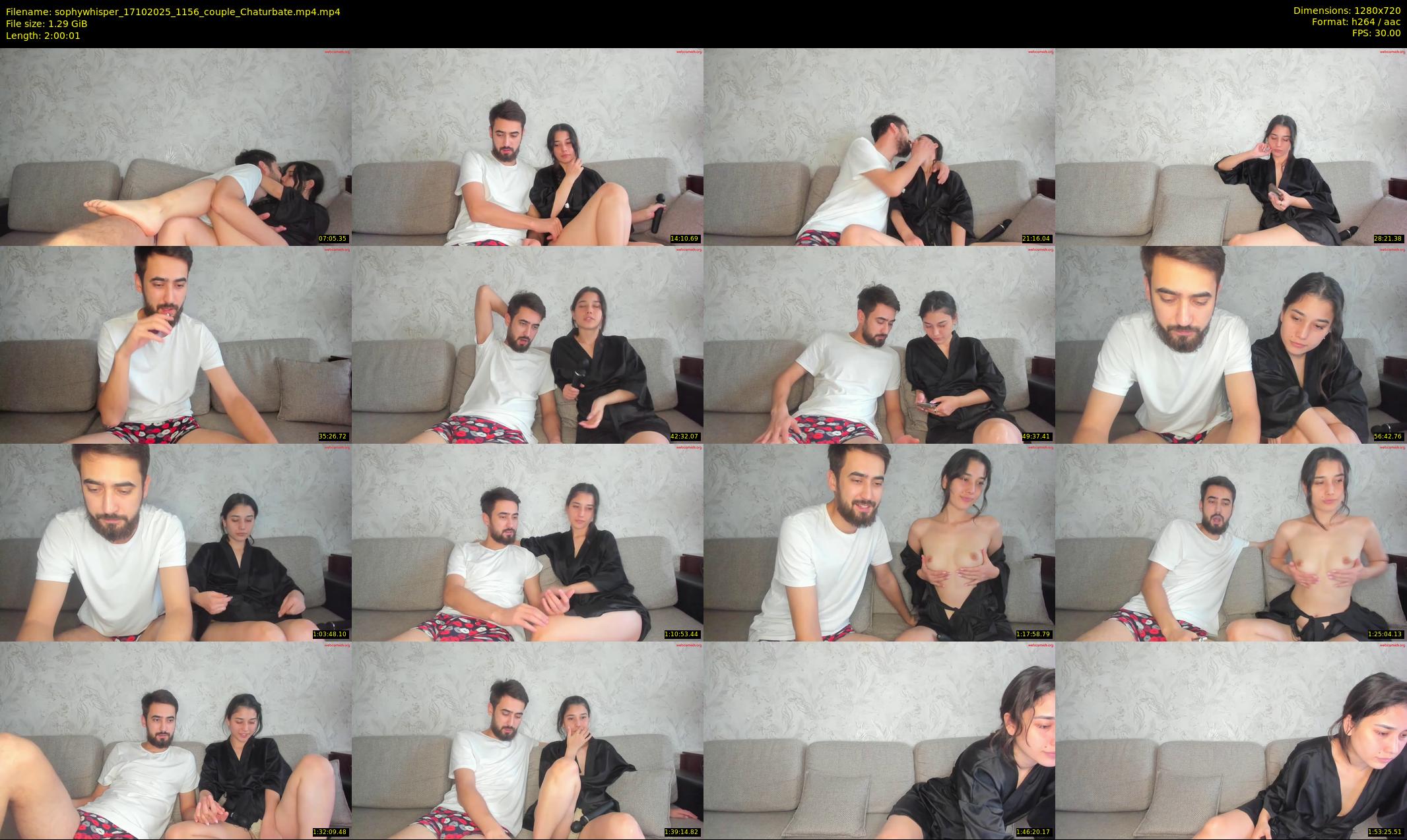 sophywhisper — 121 minute Chaturbate couple cam show recording, 720p, Oct 17, 2025