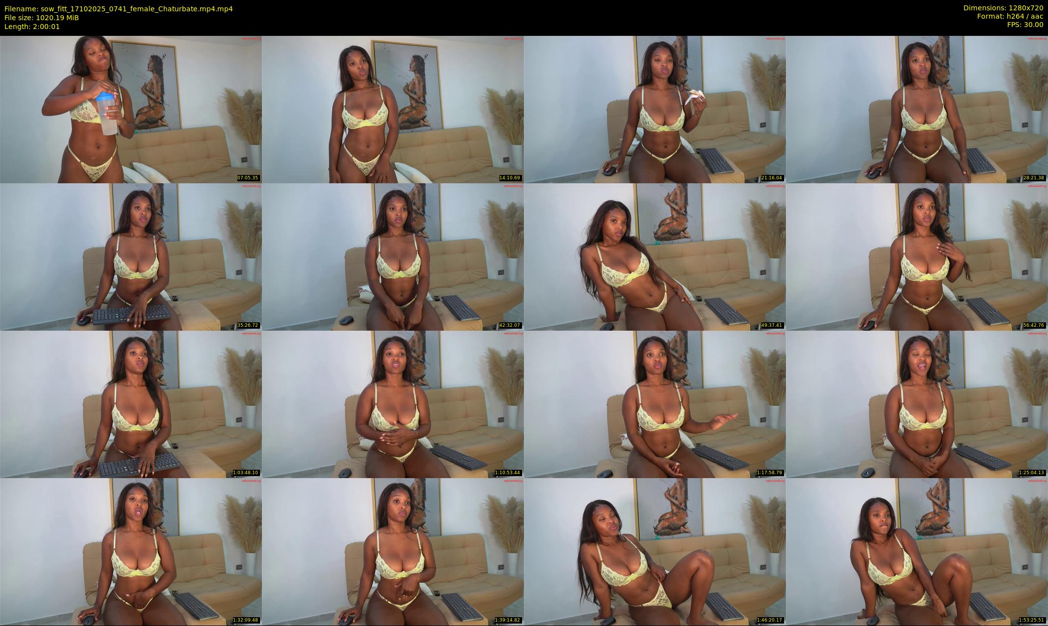 sow_fitt — 121 minute Chaturbate female cam show recording, 720p, Oct 17, 2025