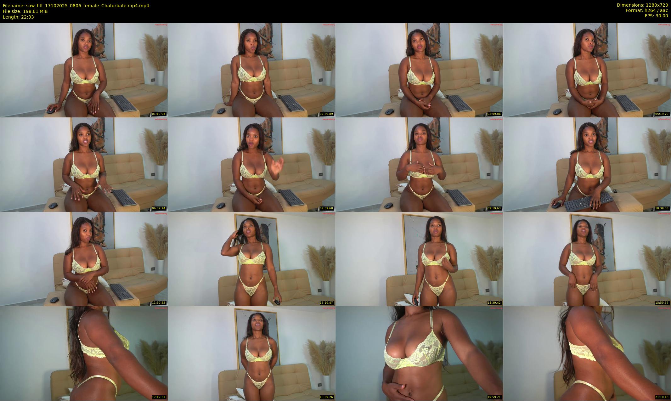 sow_fitt — 23 minute Chaturbate female cam show recording, 720p, Oct 17, 2025