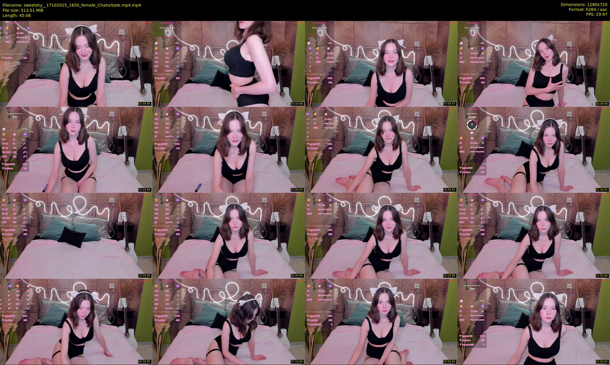 sweetshy_ — 46 minute Chaturbate female cam show recording, 720p, Oct 17, 2025