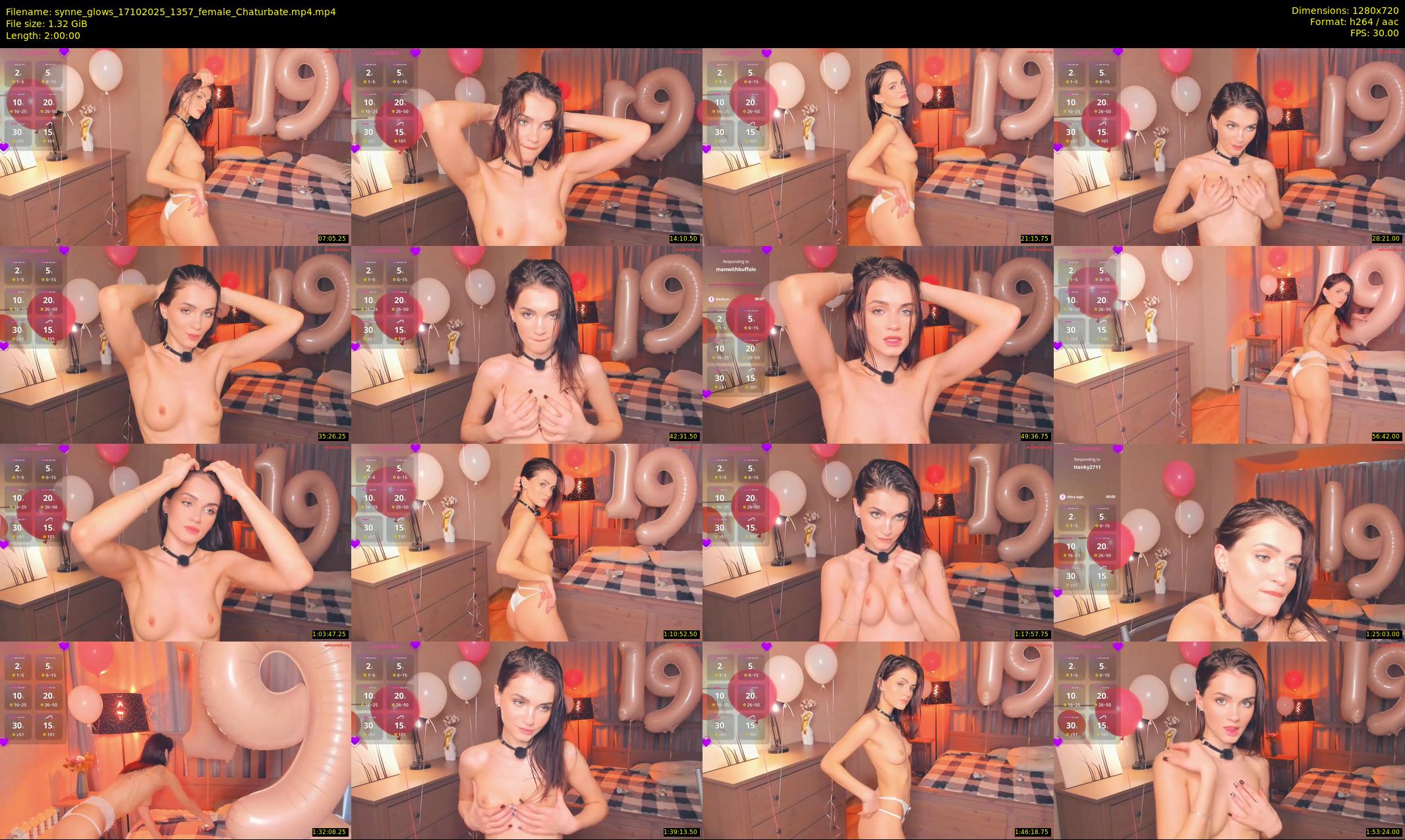 synne_glows — 120 minute Chaturbate female cam show recording, 720p, Oct 17, 2025