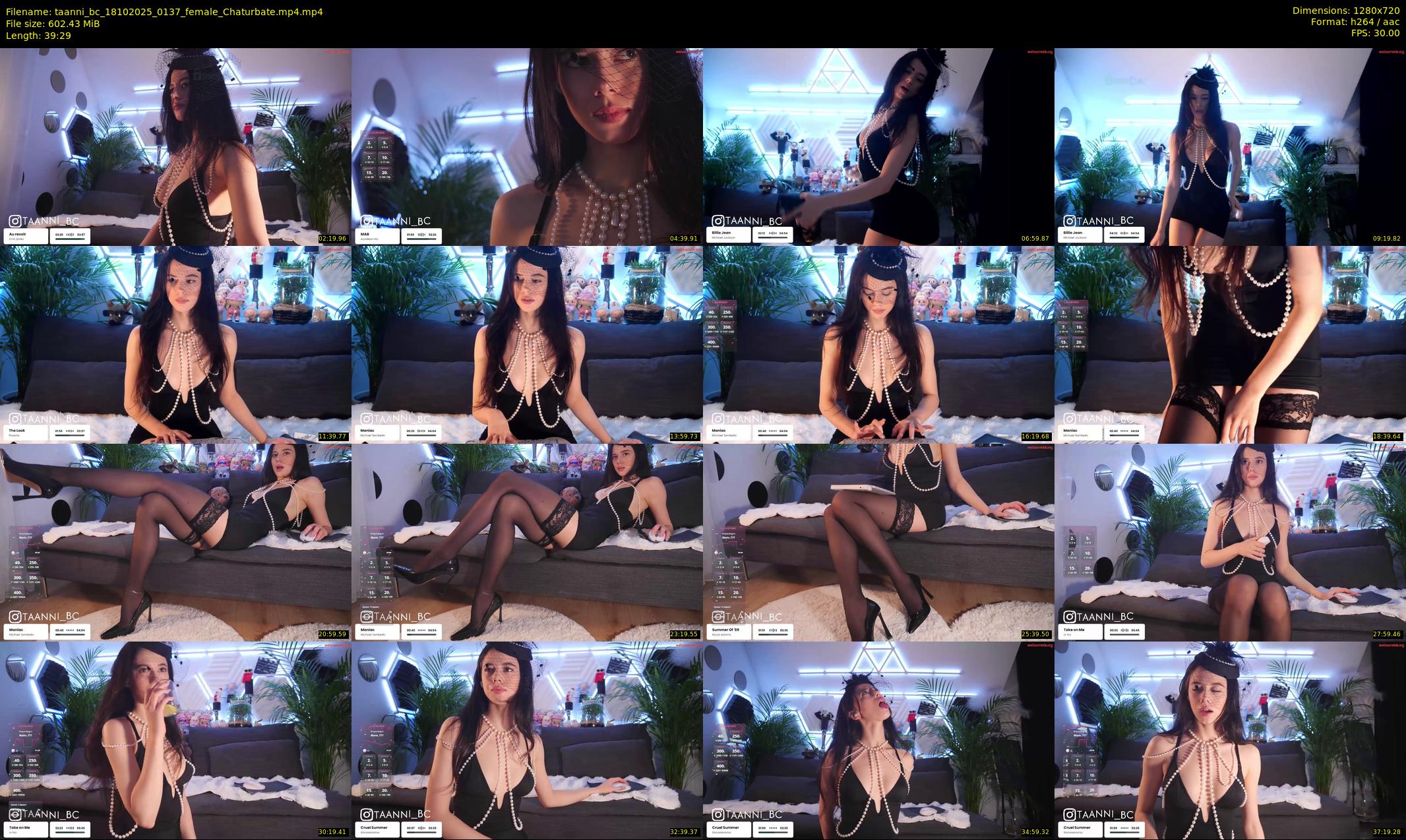 taanni_bc — 40 minute Chaturbate female cam show recording, 720p, Oct 18, 2025