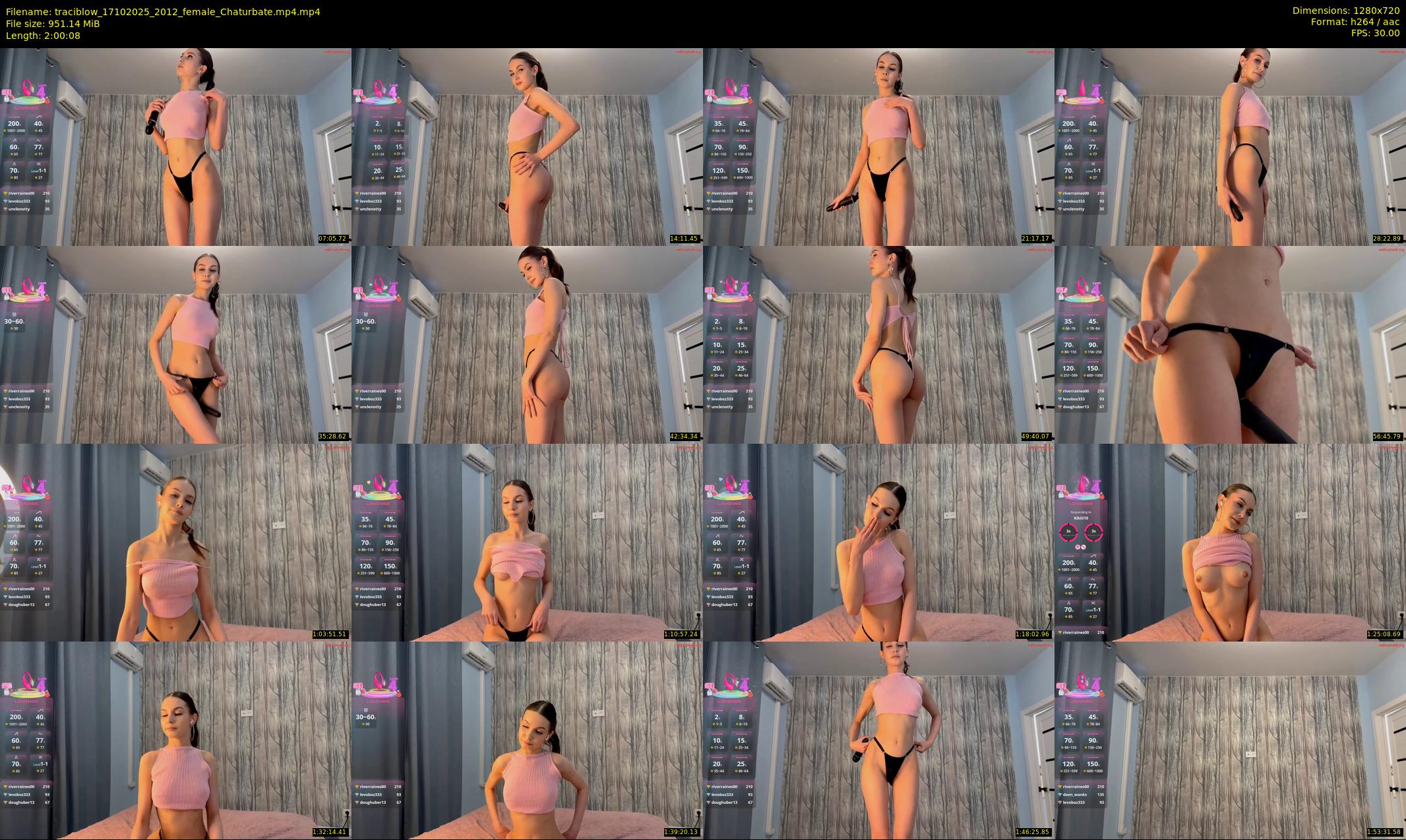 traciblow — 121 minute Chaturbate female cam show recording, 720p, Oct 17, 2025