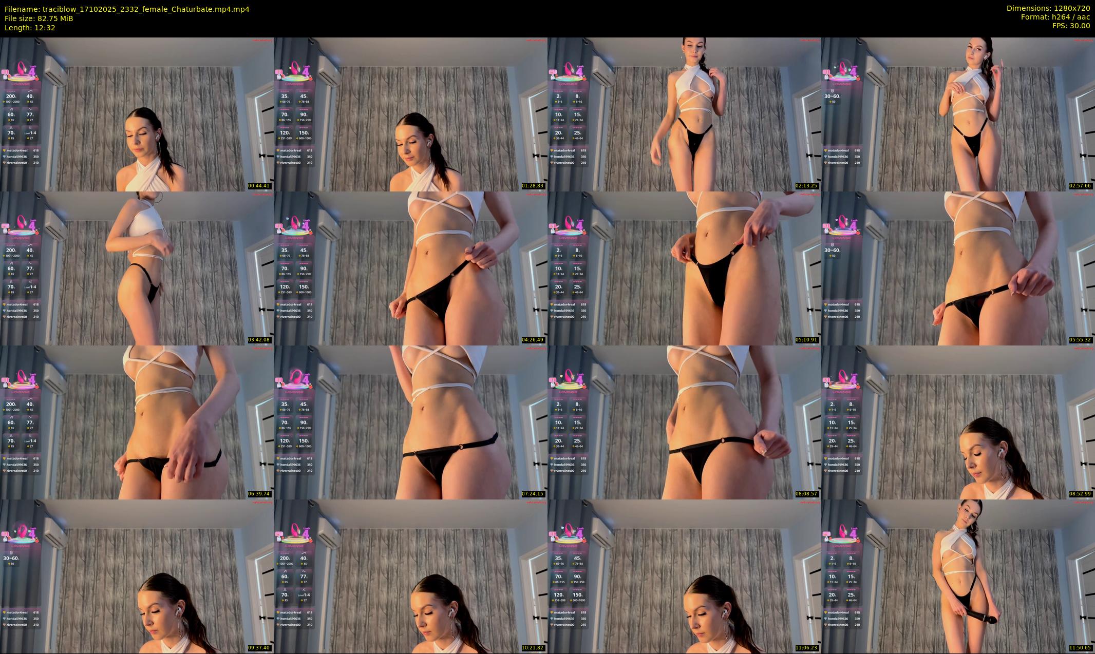 traciblow — 13 minute Chaturbate female cam show recording, 720p, Oct 17, 2025