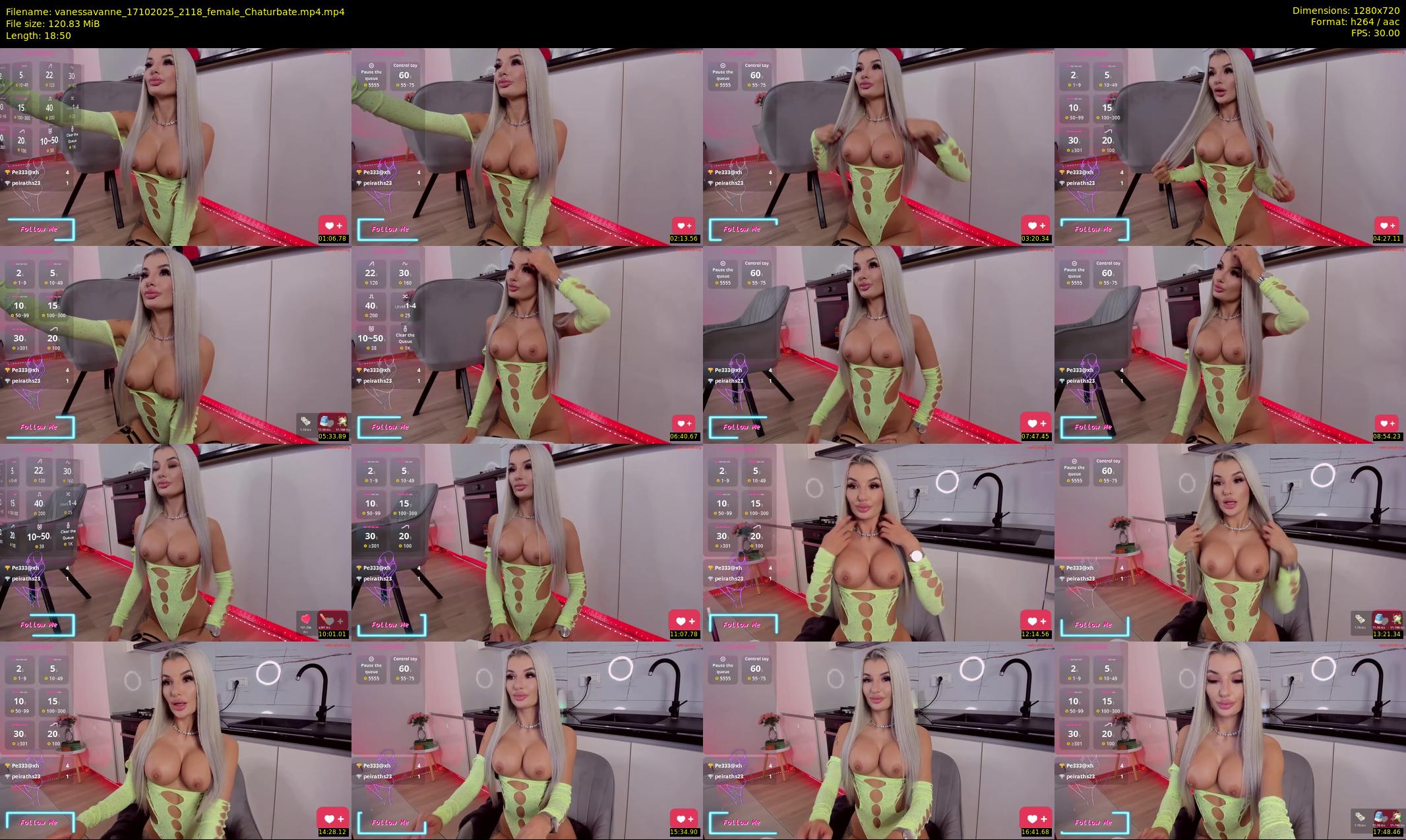 vanessavanne — 19 minute Chaturbate female cam show recording, 720p, Oct 17, 2025