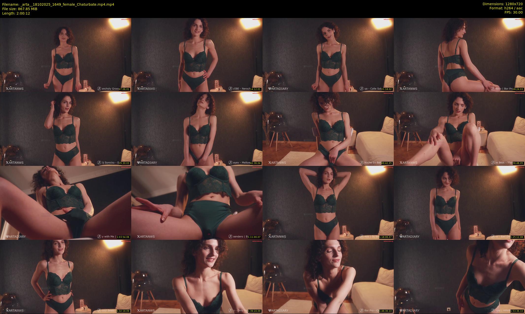_arta_ — 121 minute Chaturbate female cam show recording, 720p, Oct 18, 2025