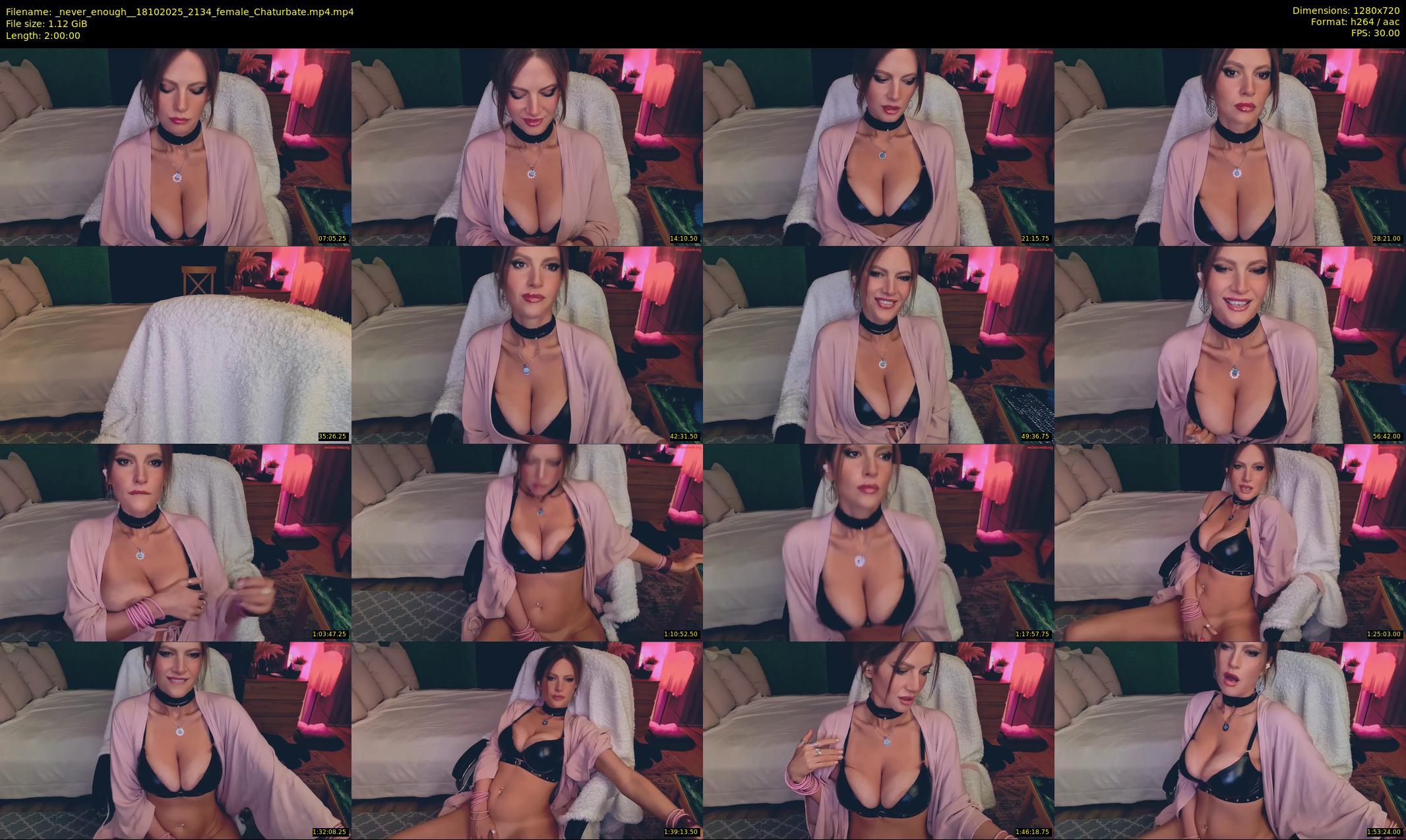 _never_enough_ — 120 minute Chaturbate female cam show recording, 720p, Oct 18, 2025